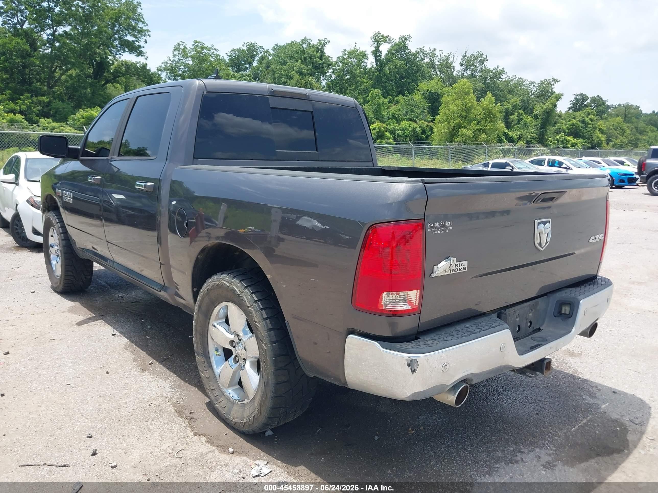 2014 Ram 1500 Big Horn Gray vin: 1C6RR7LT1ES427895