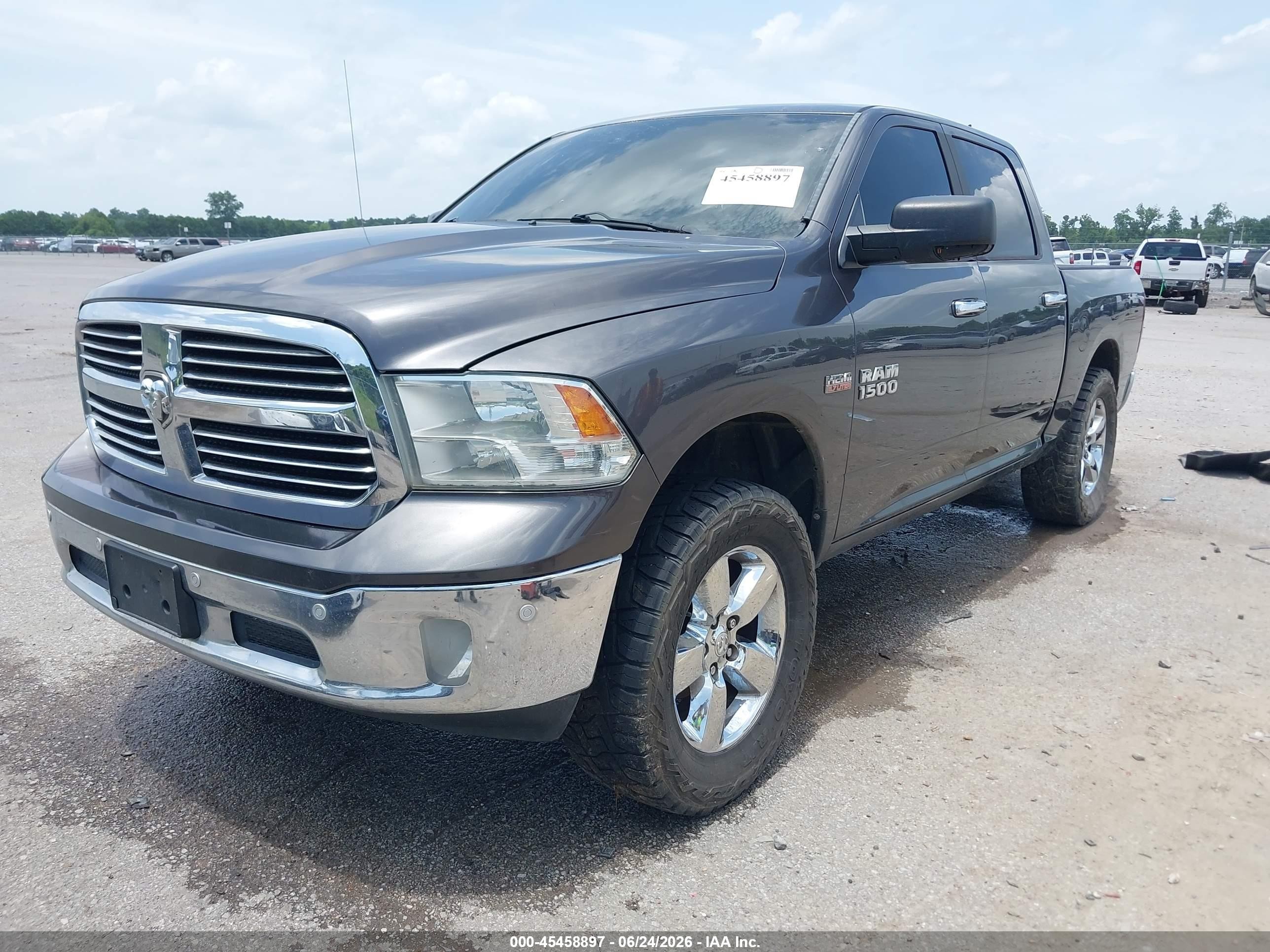 2014 Ram 1500 Big Horn Gray vin: 1C6RR7LT1ES427895