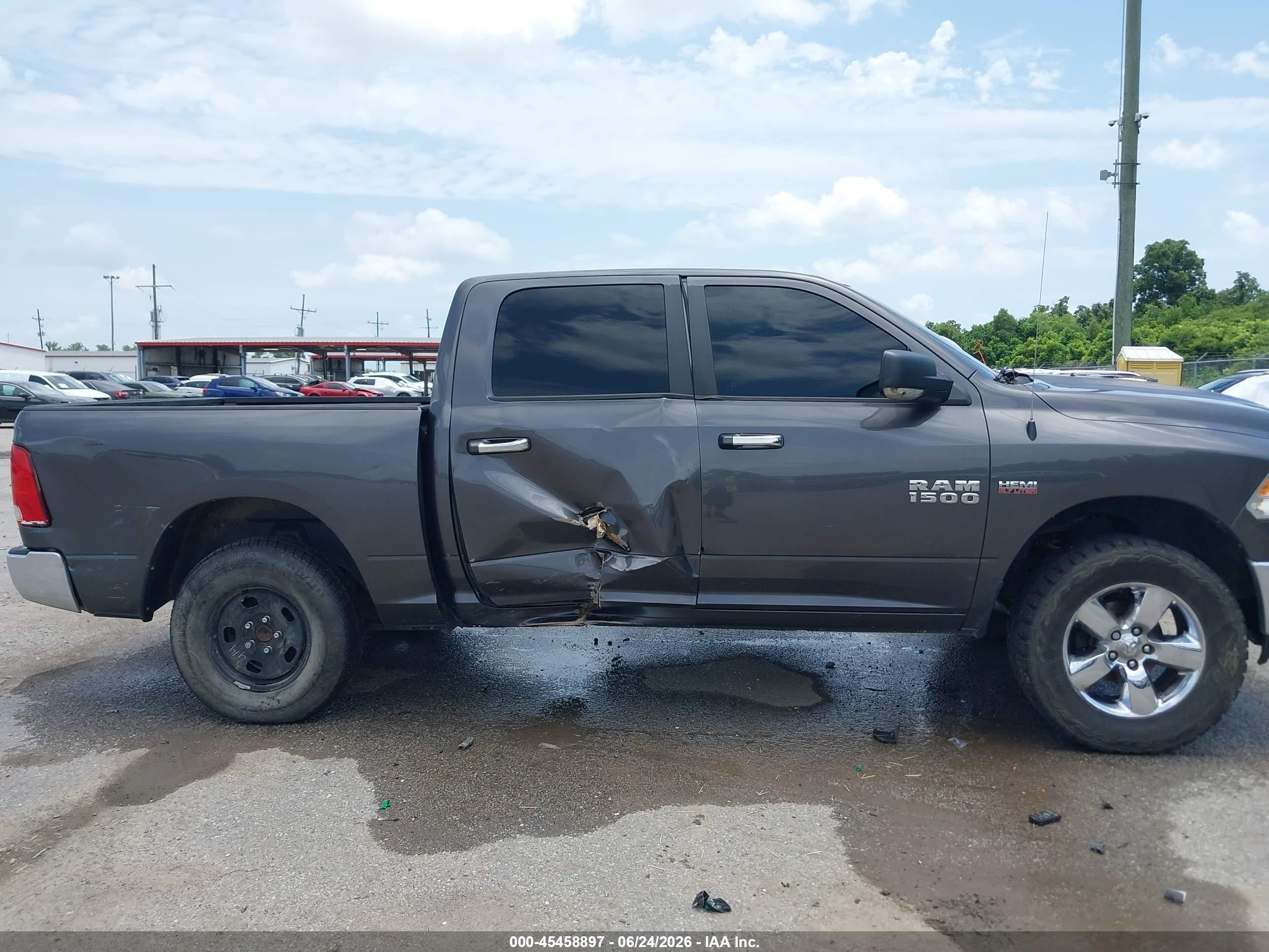 2014 Ram 1500 Big Horn Gray vin: 1C6RR7LT1ES427895