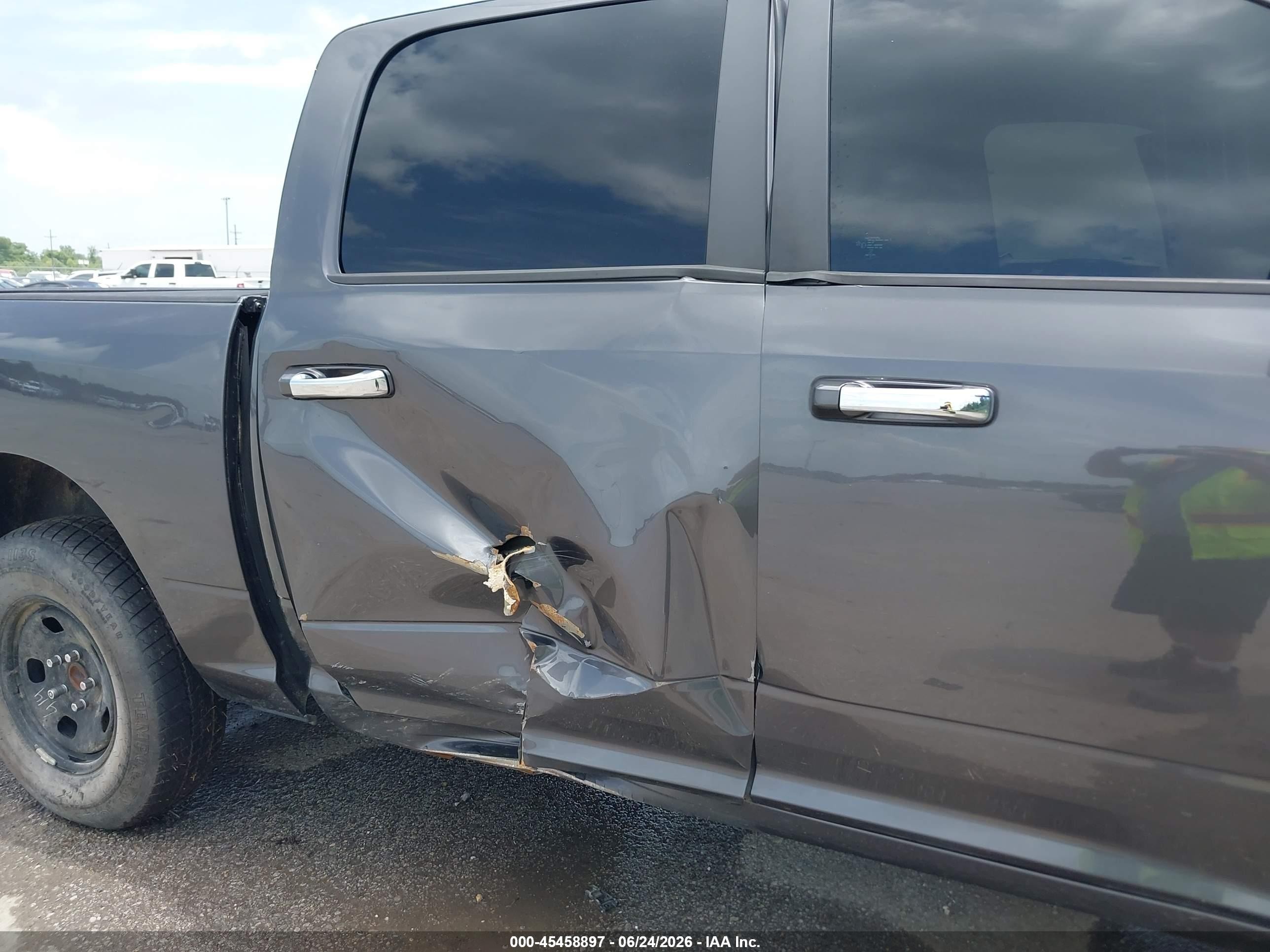 2014 Ram 1500 Big Horn Gray vin: 1C6RR7LT1ES427895