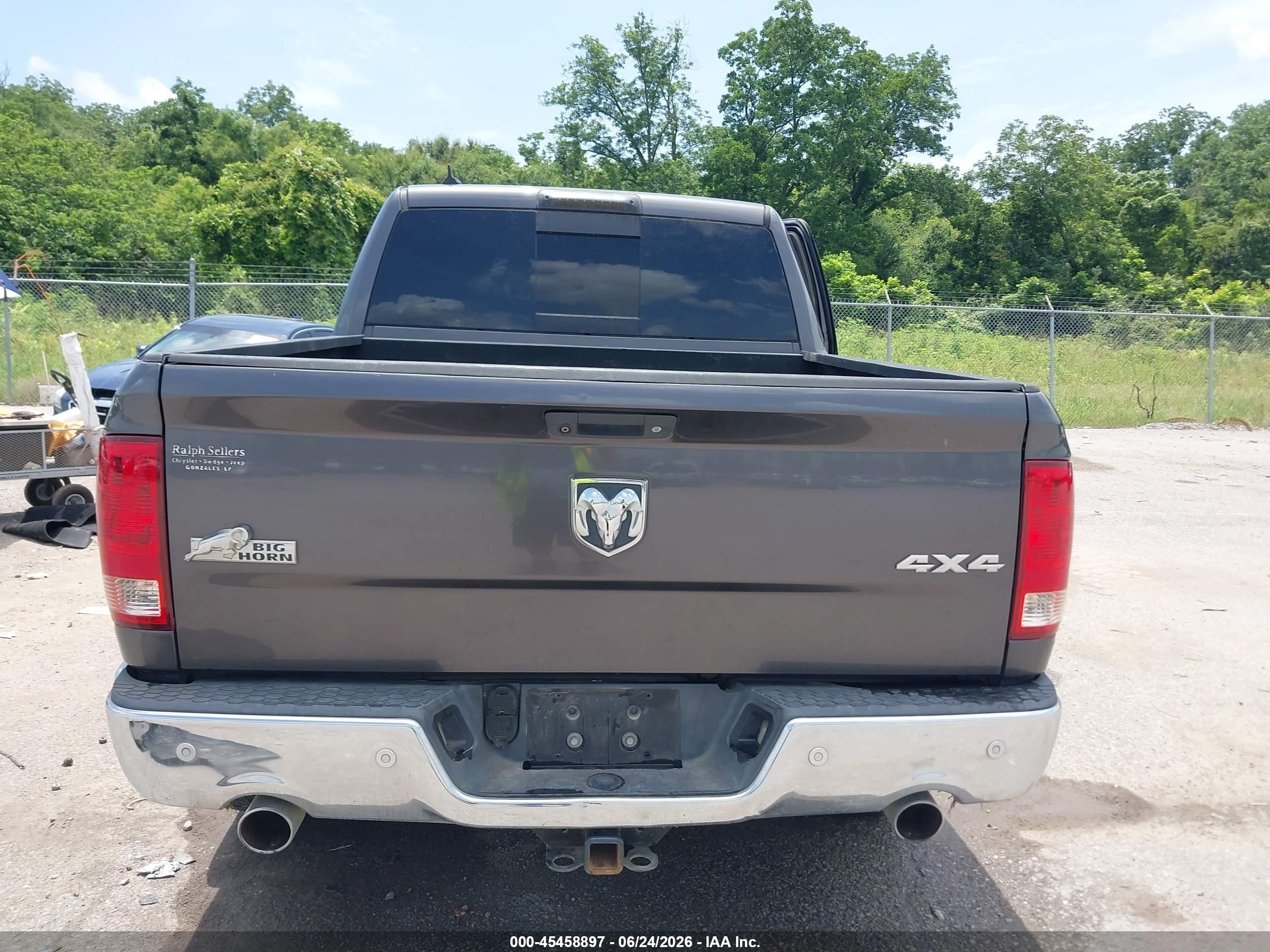 2014 Ram 1500 Big Horn Gray vin: 1C6RR7LT1ES427895
