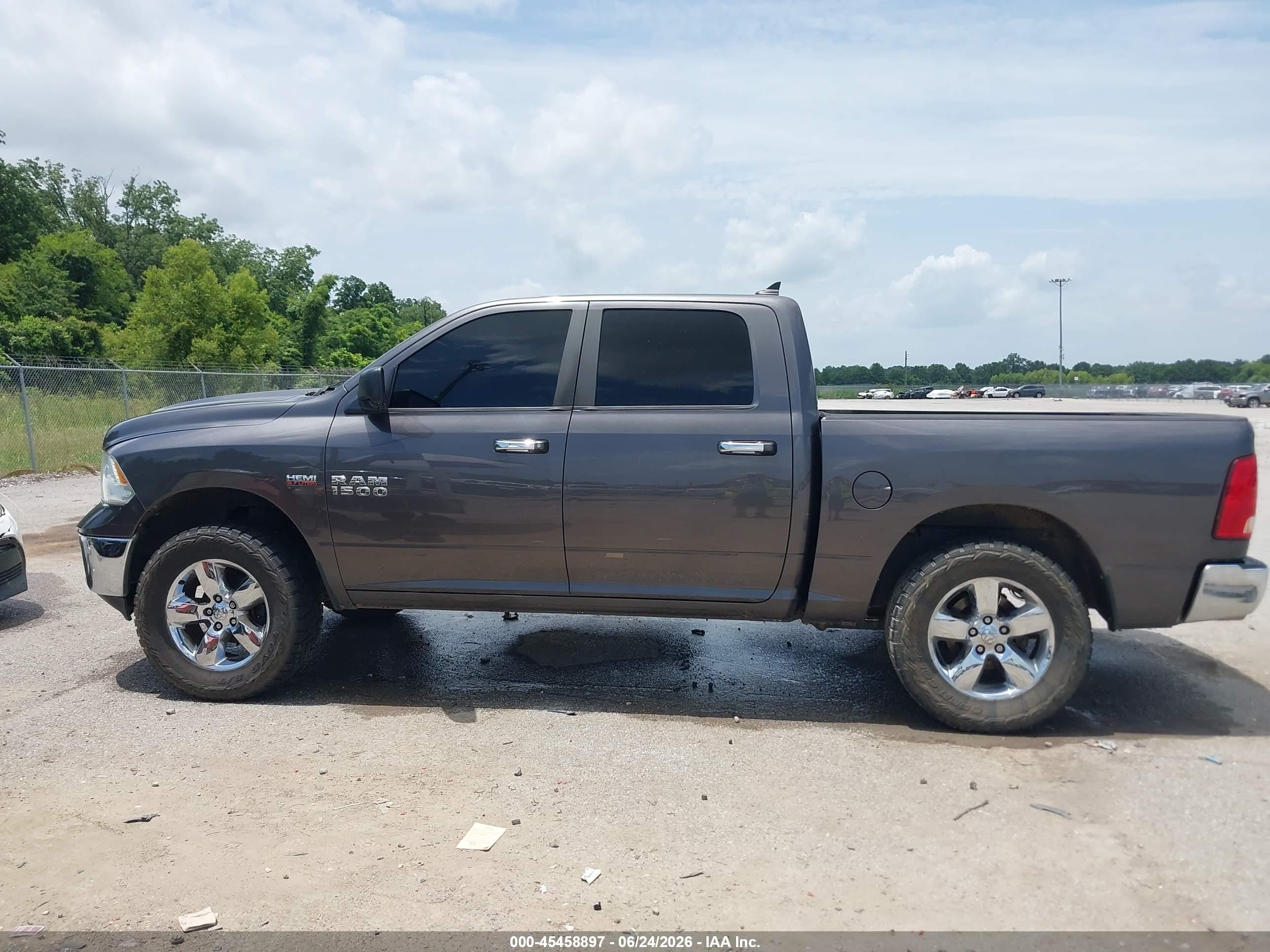 2014 Ram 1500 Big Horn Gray vin: 1C6RR7LT1ES427895