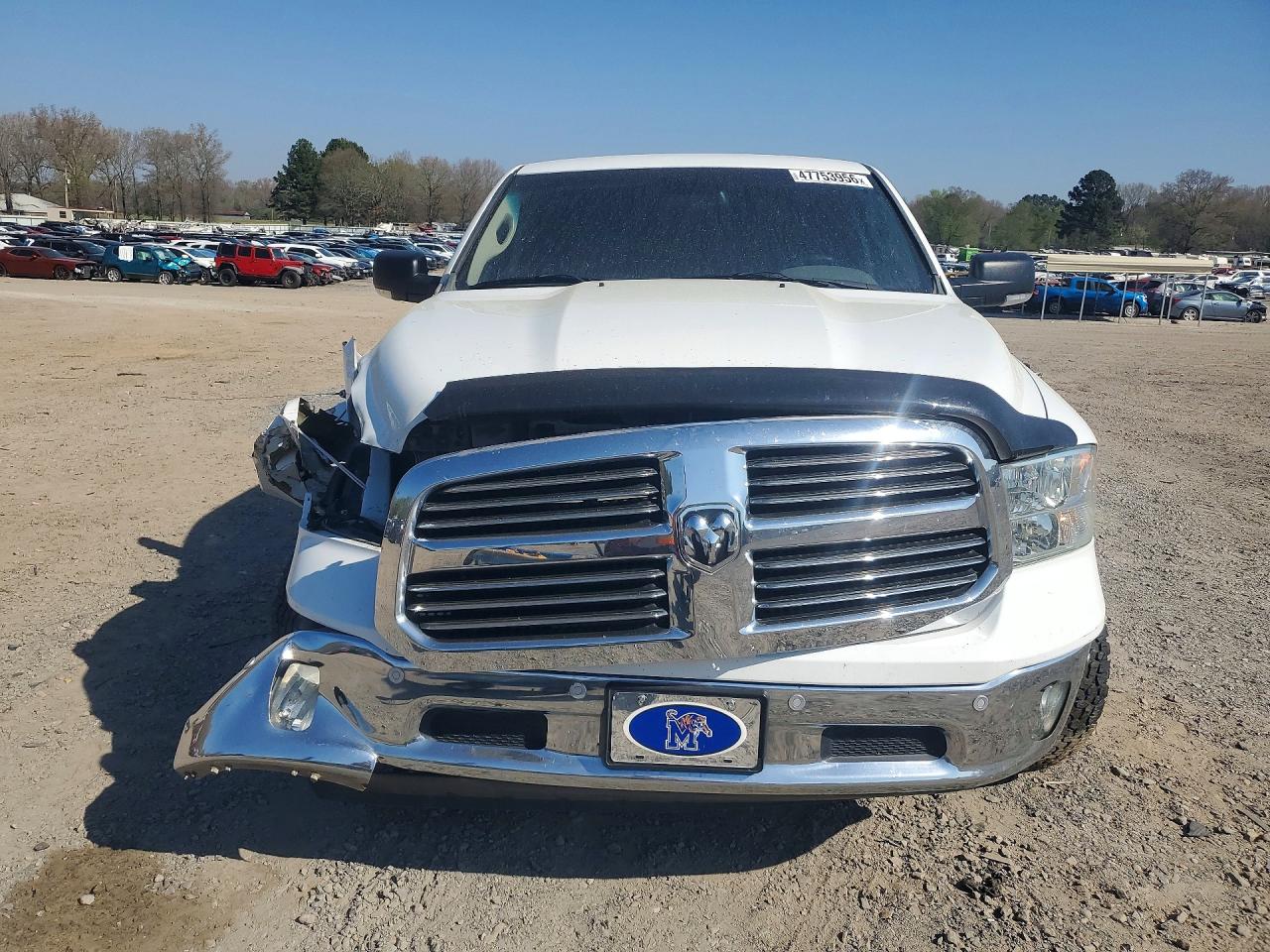 2015 Ram 1500 Slt White vin: 1C6RR7LT1FS551358