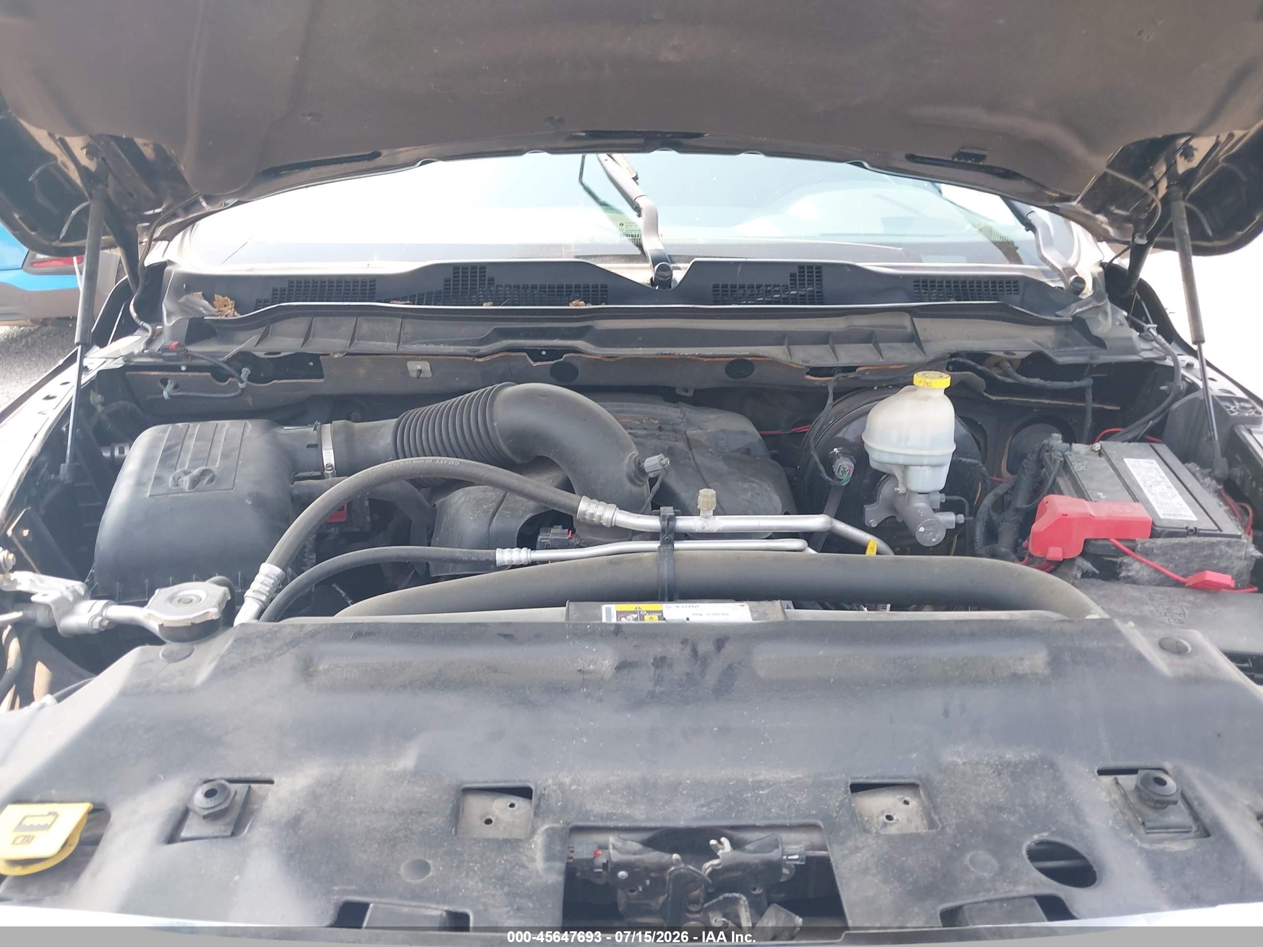2015 Ram 1500 Big Horn Черный vin: 1C6RR7LT1FS572758