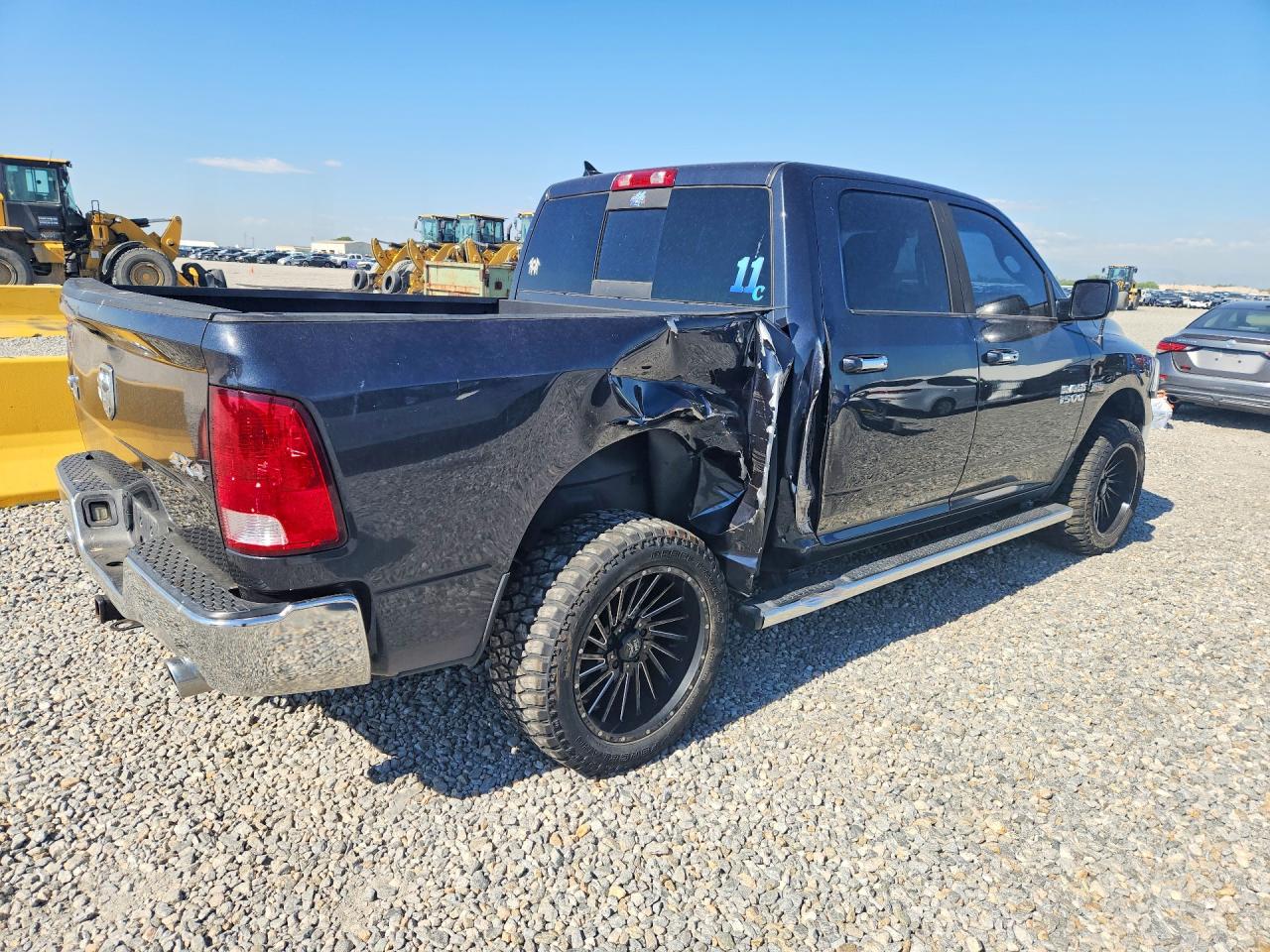 2015 Ram 1500 Slt Black vin: 1C6RR7LT1FS737501