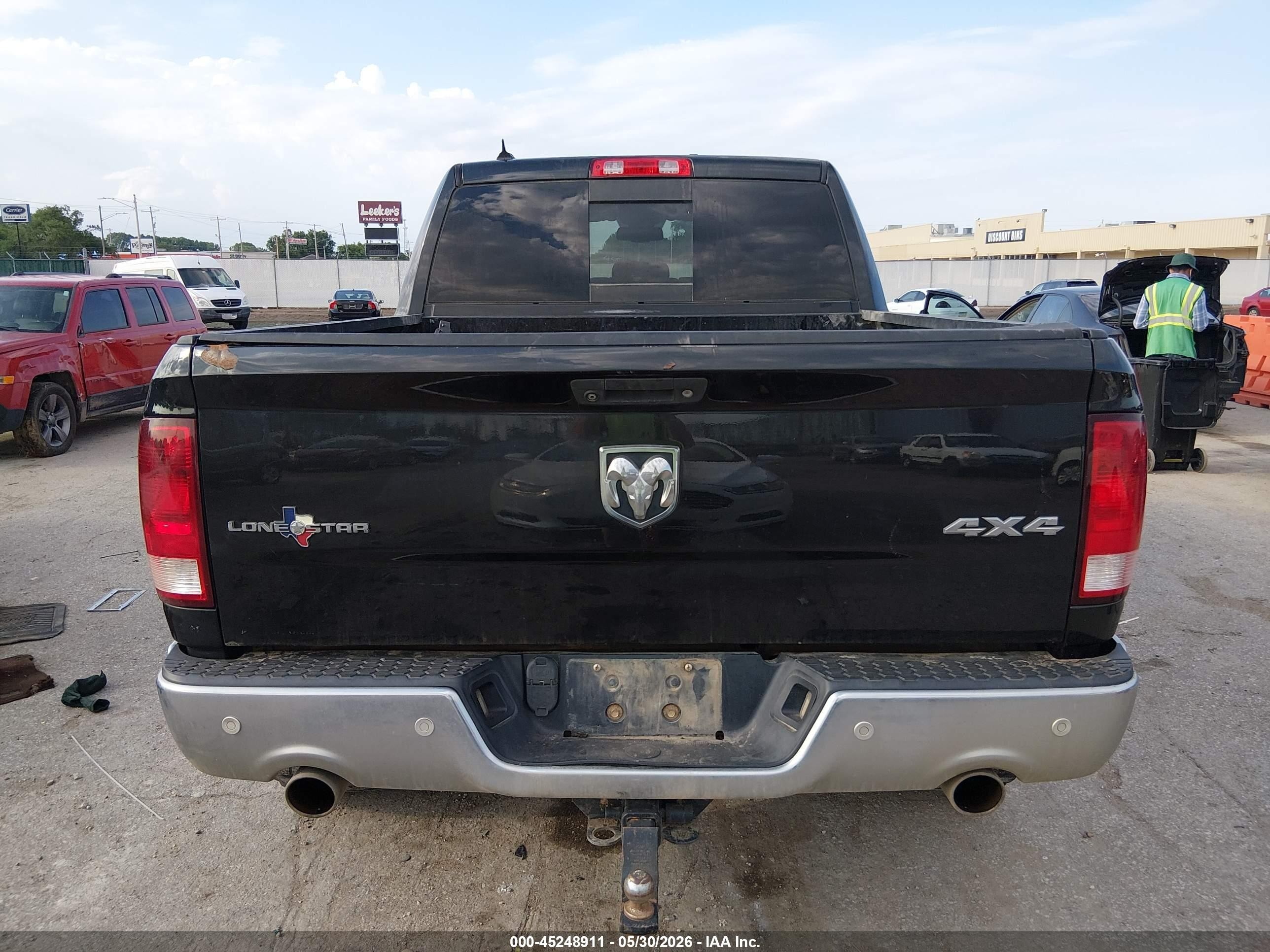 2015 Ram 1500 Lone Star Black vin: 1C6RR7LT1FS788187