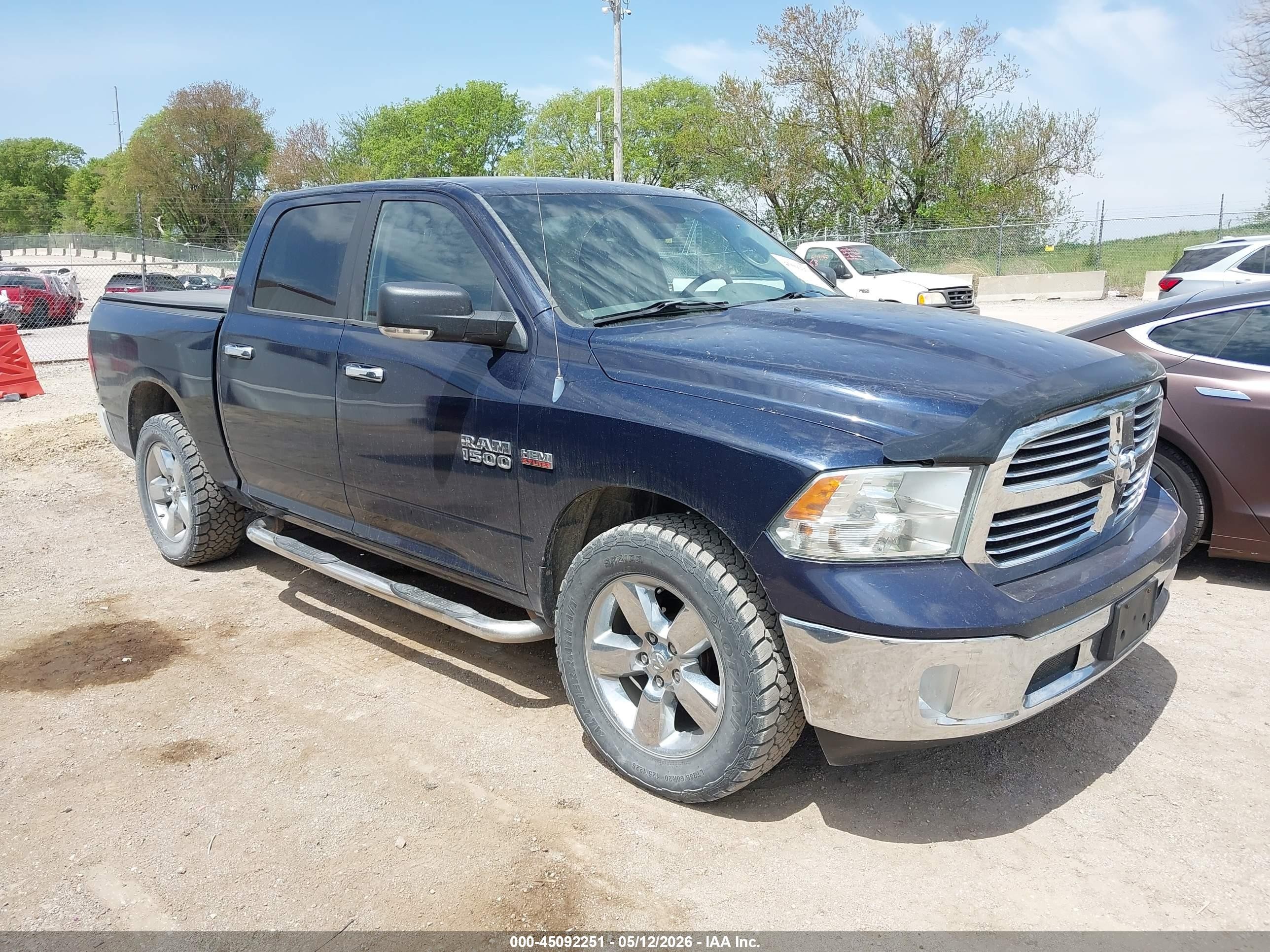 2013 Ram 1500 Big Horn Dark Blue vin: 1C6RR7LT2DS575004