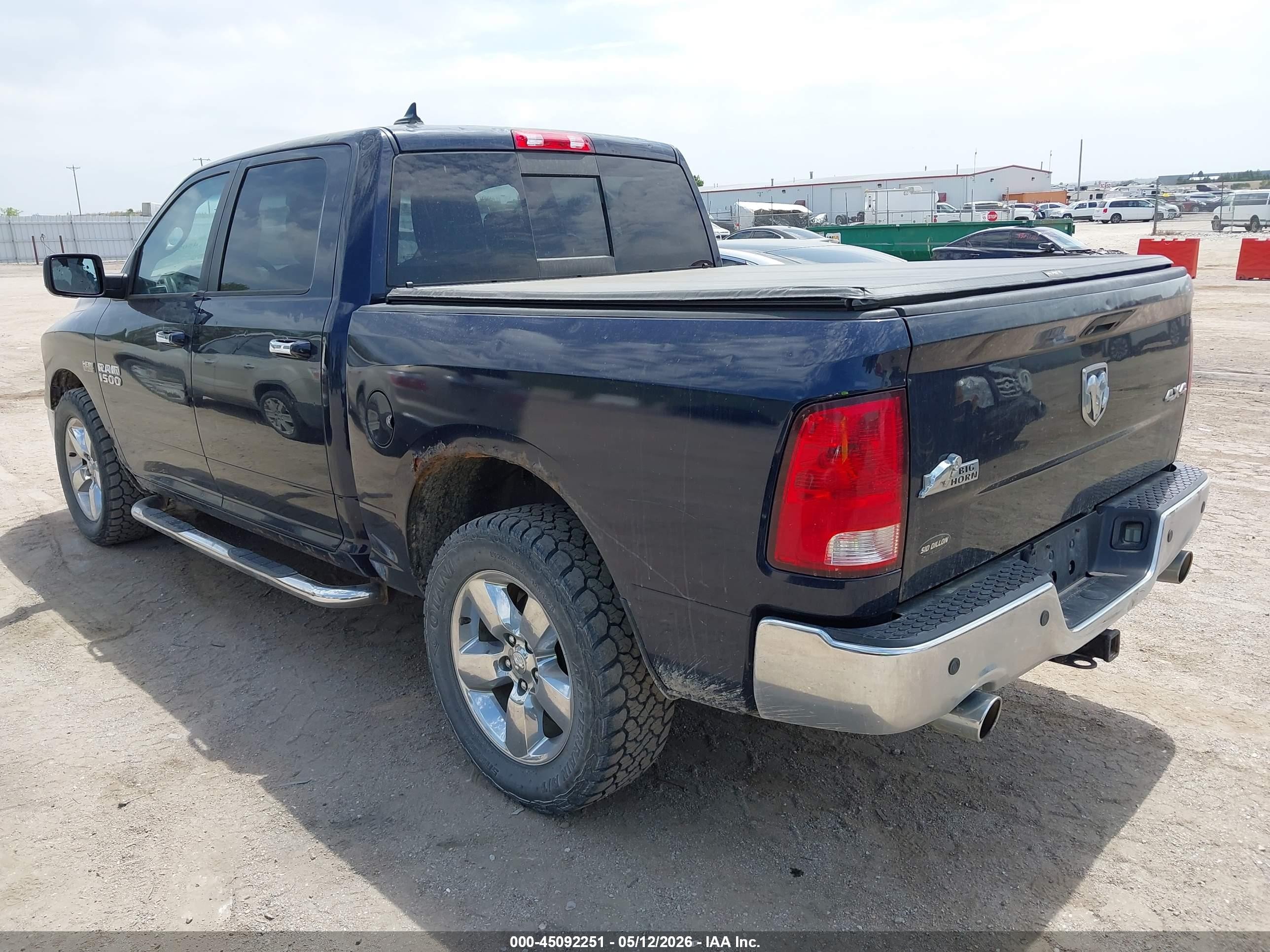 2013 Ram 1500 Big Horn Dark Blue vin: 1C6RR7LT2DS575004