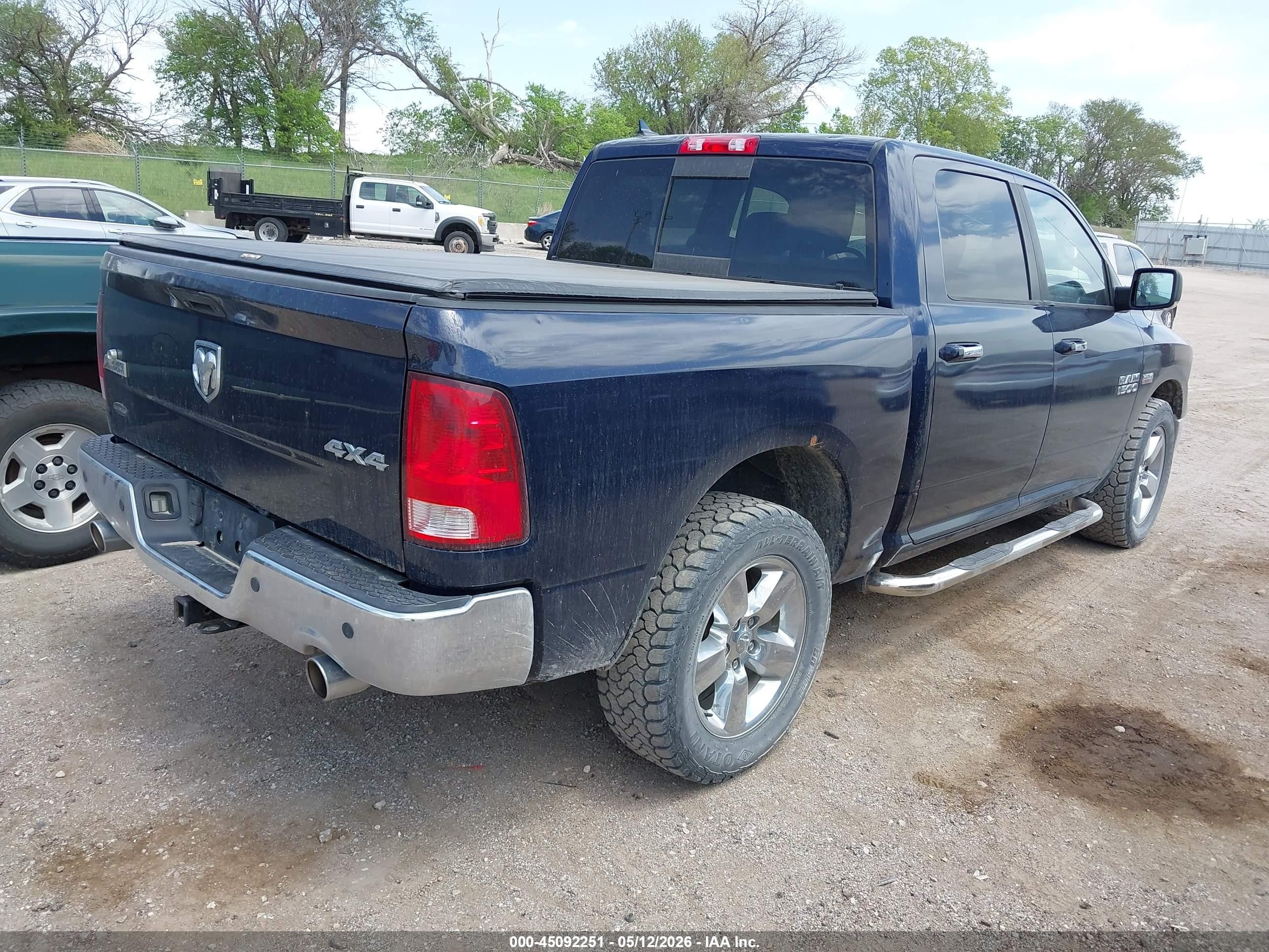 2013 Ram 1500 Big Horn Dark Blue vin: 1C6RR7LT2DS575004