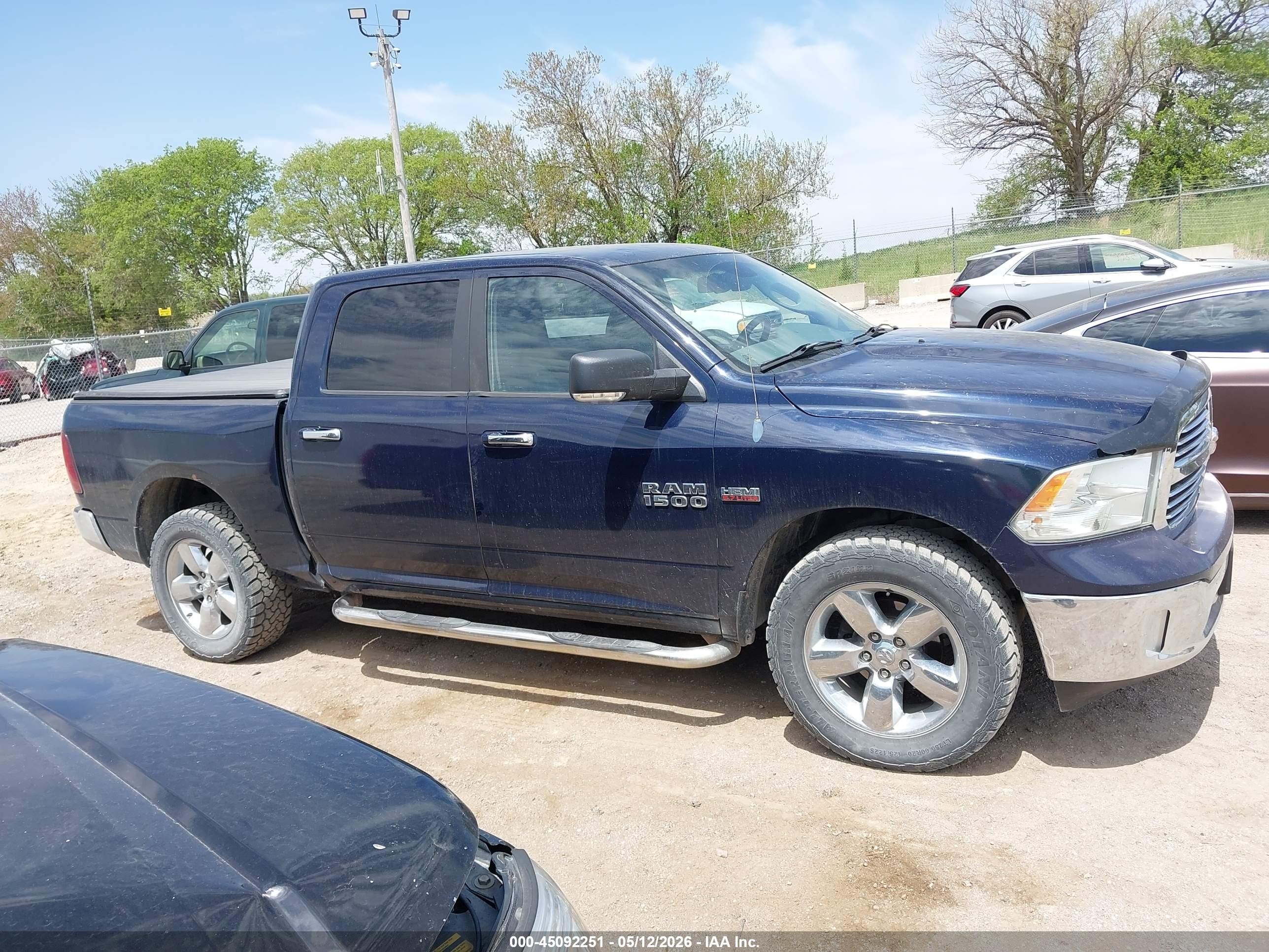 2013 Ram 1500 Big Horn Dark Blue vin: 1C6RR7LT2DS575004
