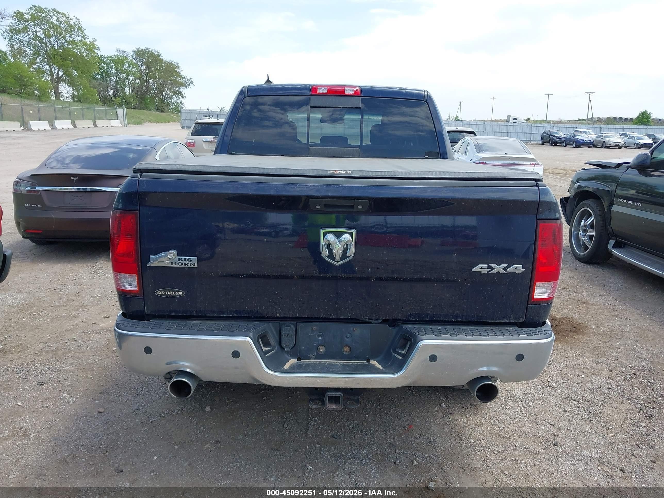 2013 Ram 1500 Big Horn Dark Blue vin: 1C6RR7LT2DS575004