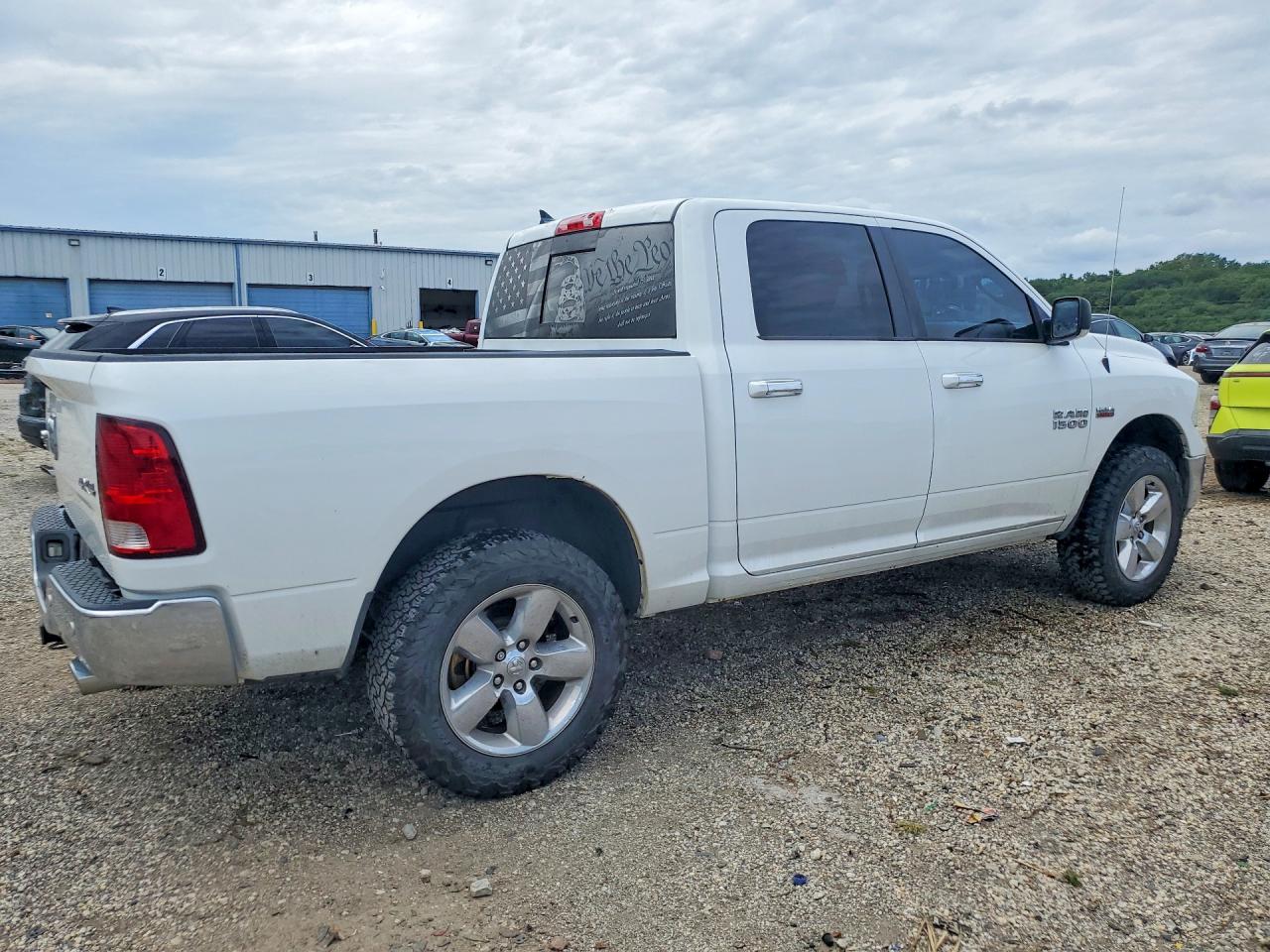 2014 Ram 1500 Slt White vin: 1C6RR7LT2ES290286