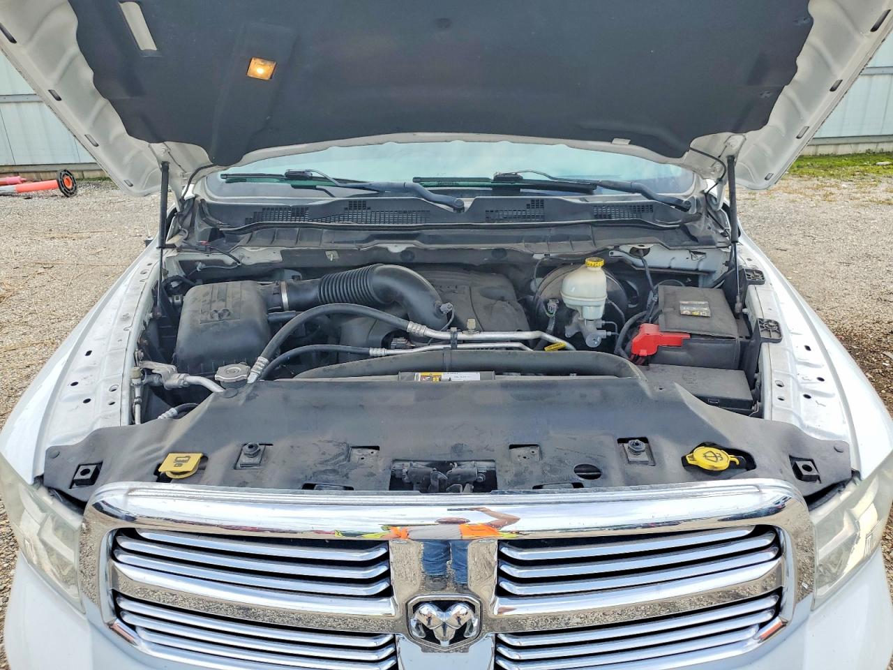 2014 Ram 1500 Slt White vin: 1C6RR7LT2ES290286