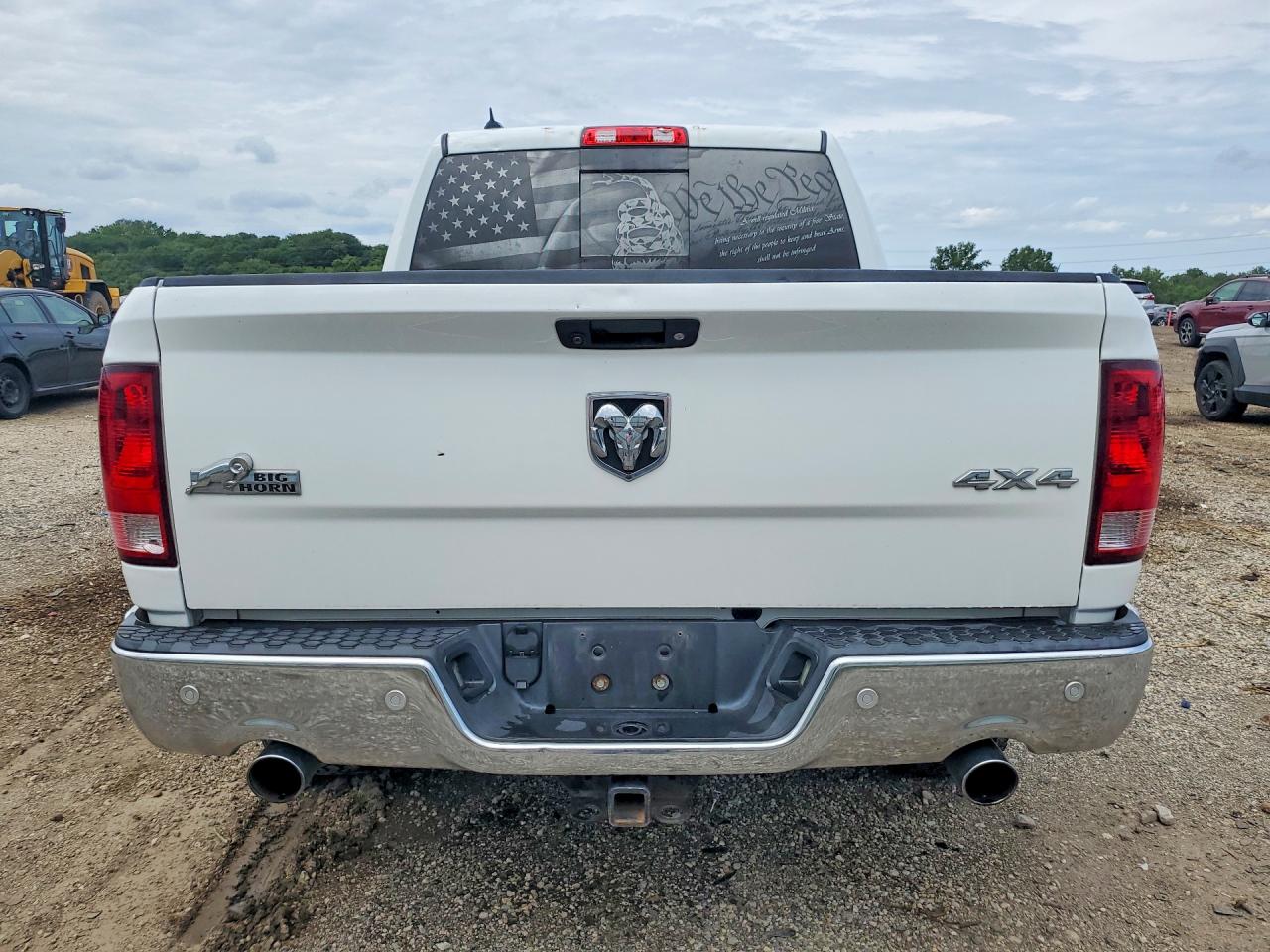 2014 Ram 1500 Slt White vin: 1C6RR7LT2ES290286