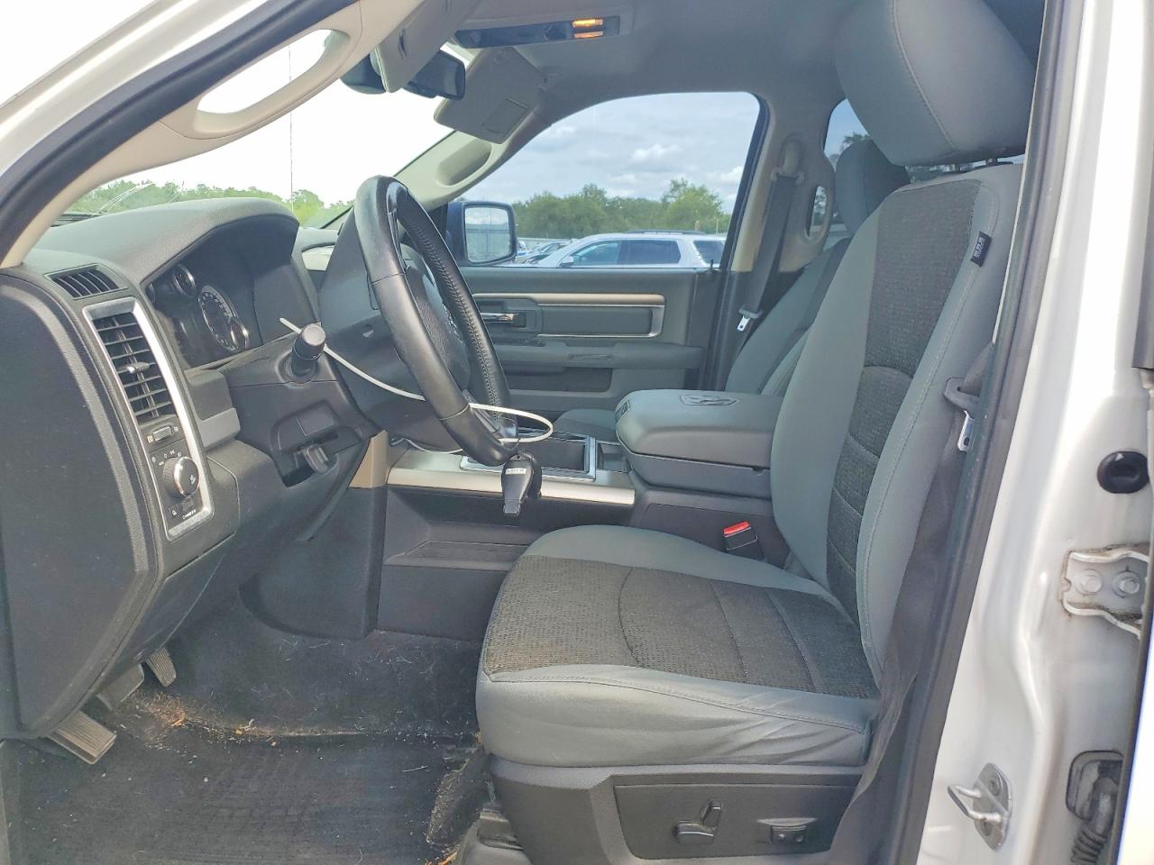 2014 Ram 1500 Slt White vin: 1C6RR7LT2ES290286