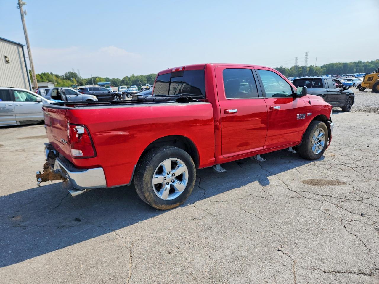2014 Ram 1500 Slt Красный vin: 1C6RR7LT2ES334528