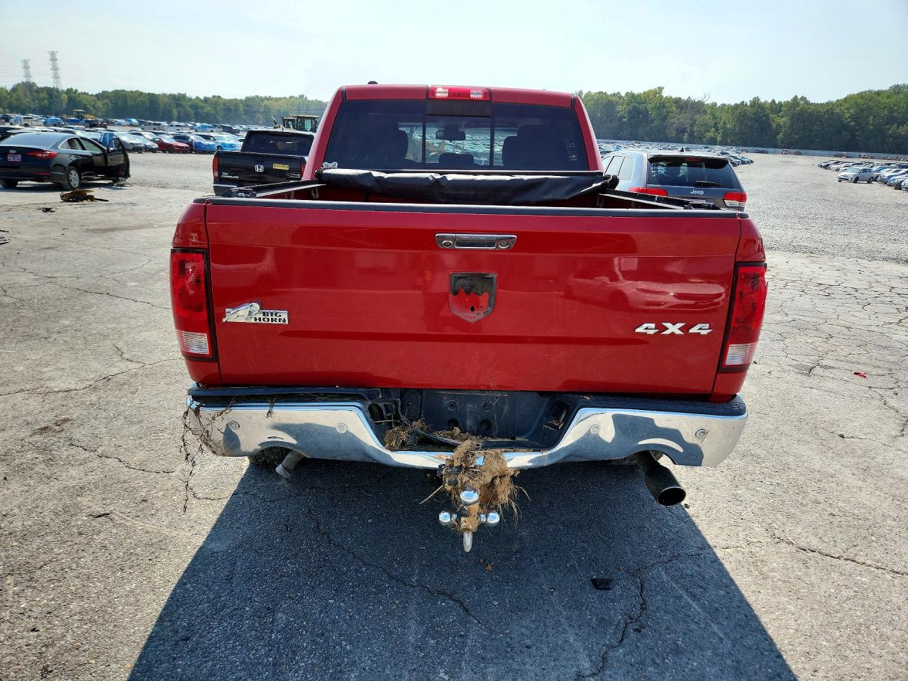 2014 Ram 1500 Slt Красный vin: 1C6RR7LT2ES334528