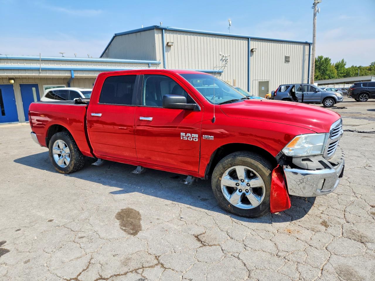 2014 Ram 1500 Slt Красный vin: 1C6RR7LT2ES334528