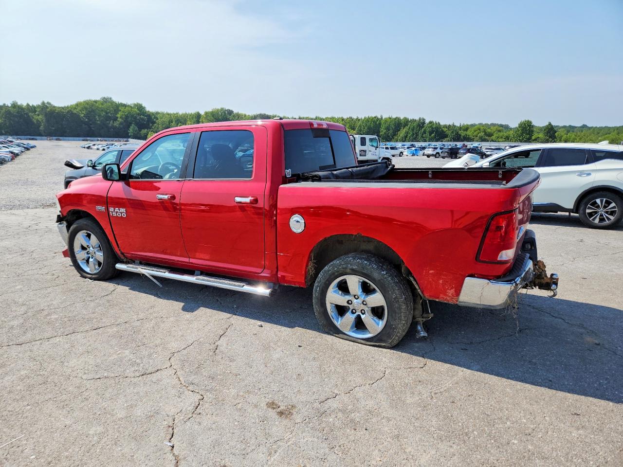 2014 Ram 1500 Slt Красный vin: 1C6RR7LT2ES334528