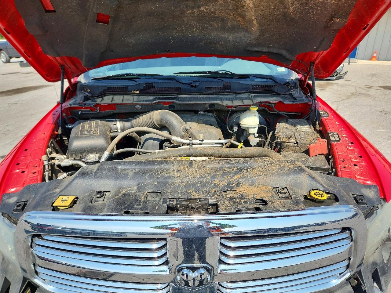 2014 Ram 1500 Slt Красный vin: 1C6RR7LT2ES334528