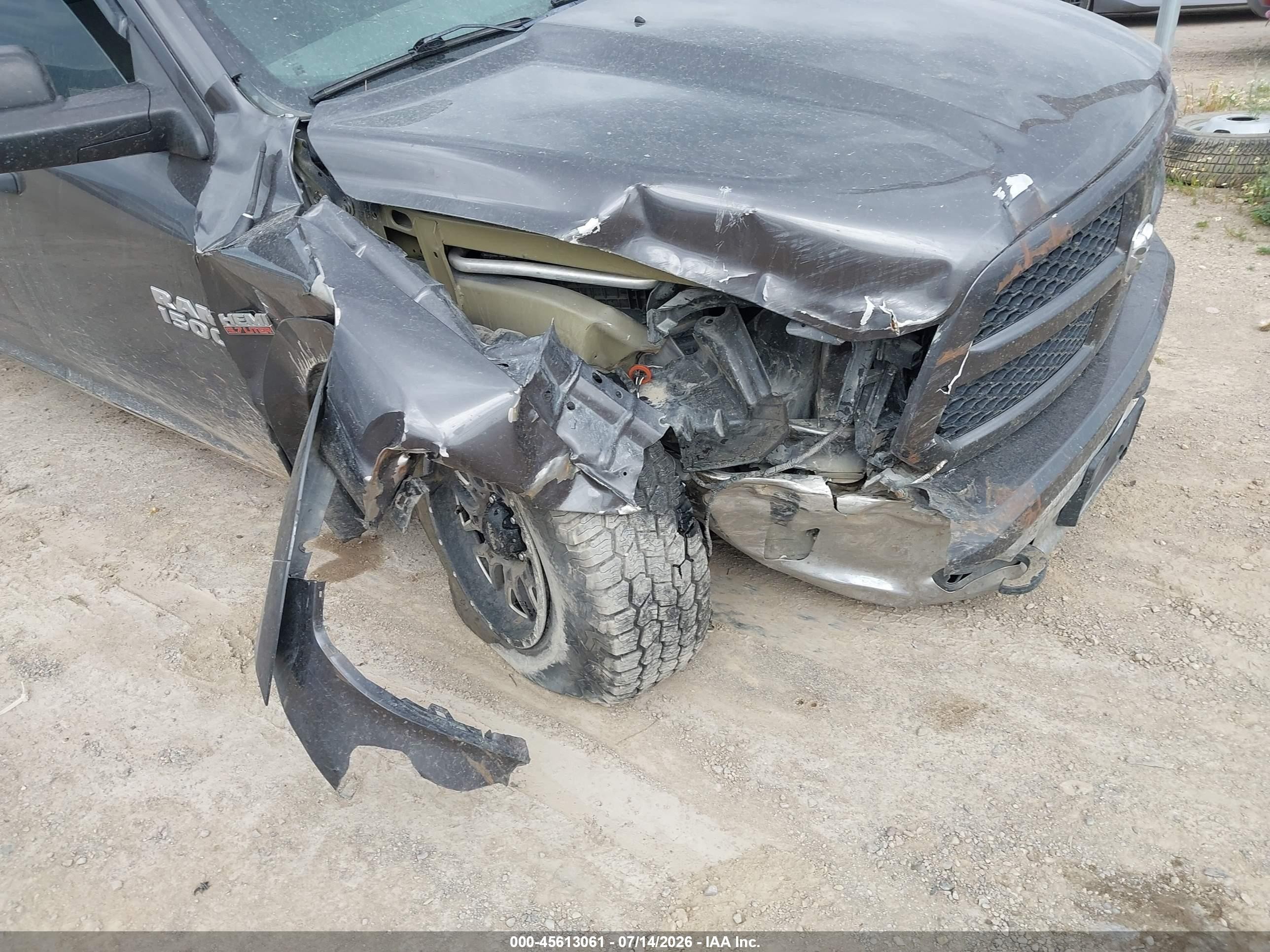 2014 Ram 1500 Outdoorsman Серый vin: 1C6RR7LT2ES451932