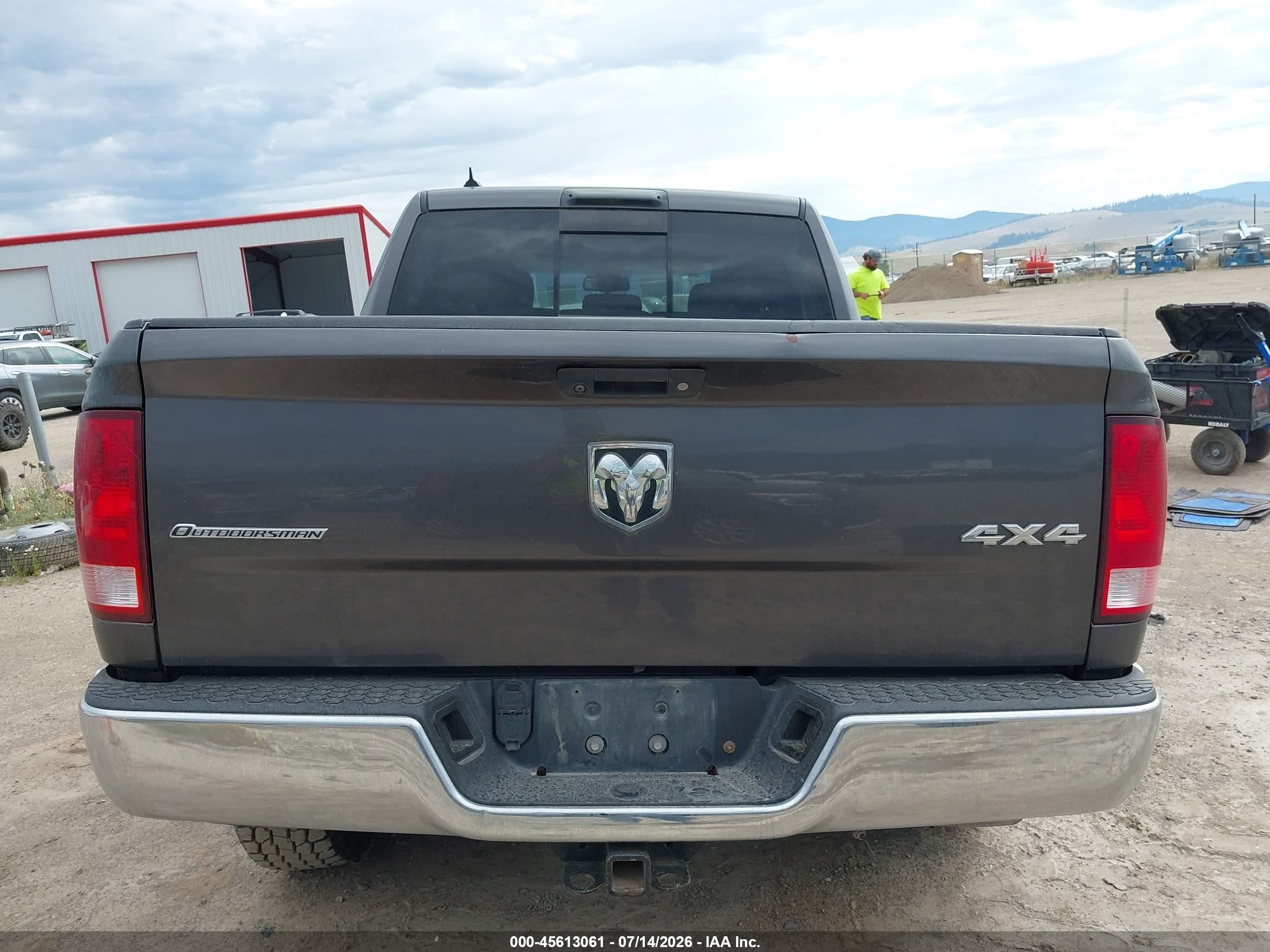 2014 Ram 1500 Outdoorsman Серый vin: 1C6RR7LT2ES451932