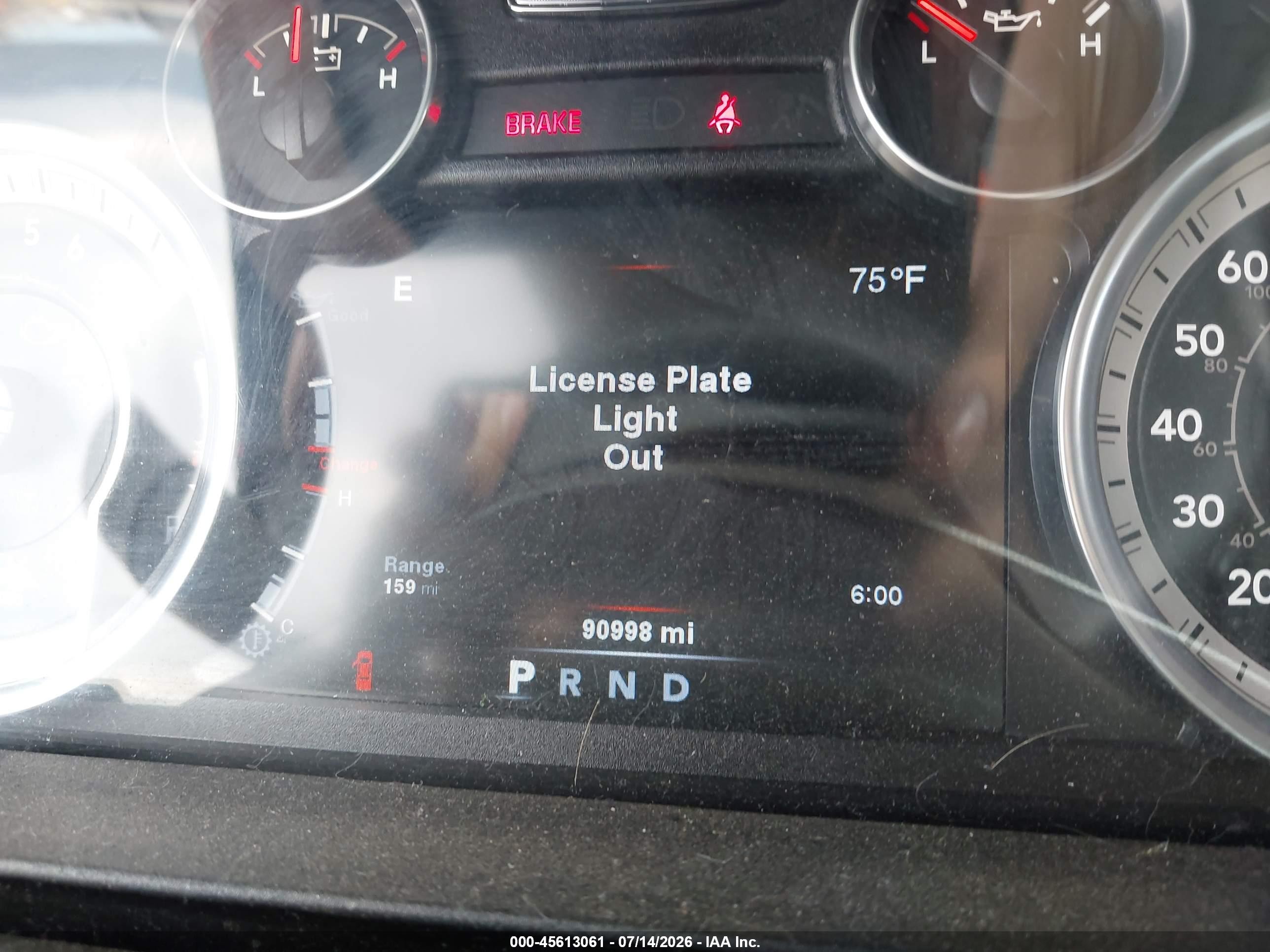 2014 Ram 1500 Outdoorsman Серый vin: 1C6RR7LT2ES451932