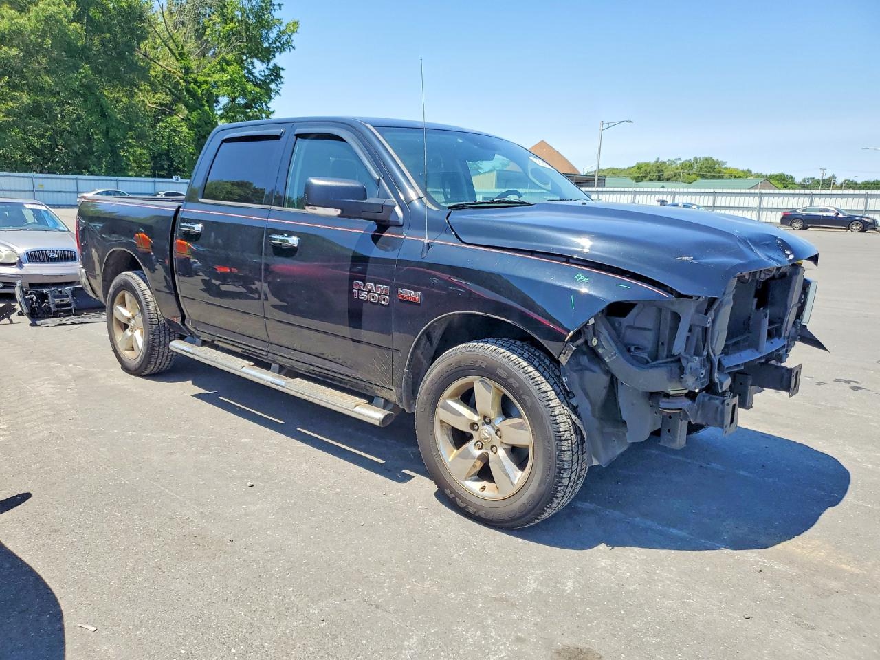 2014 Ram 1500 Slt Черный vin: 1C6RR7LT2ES472604