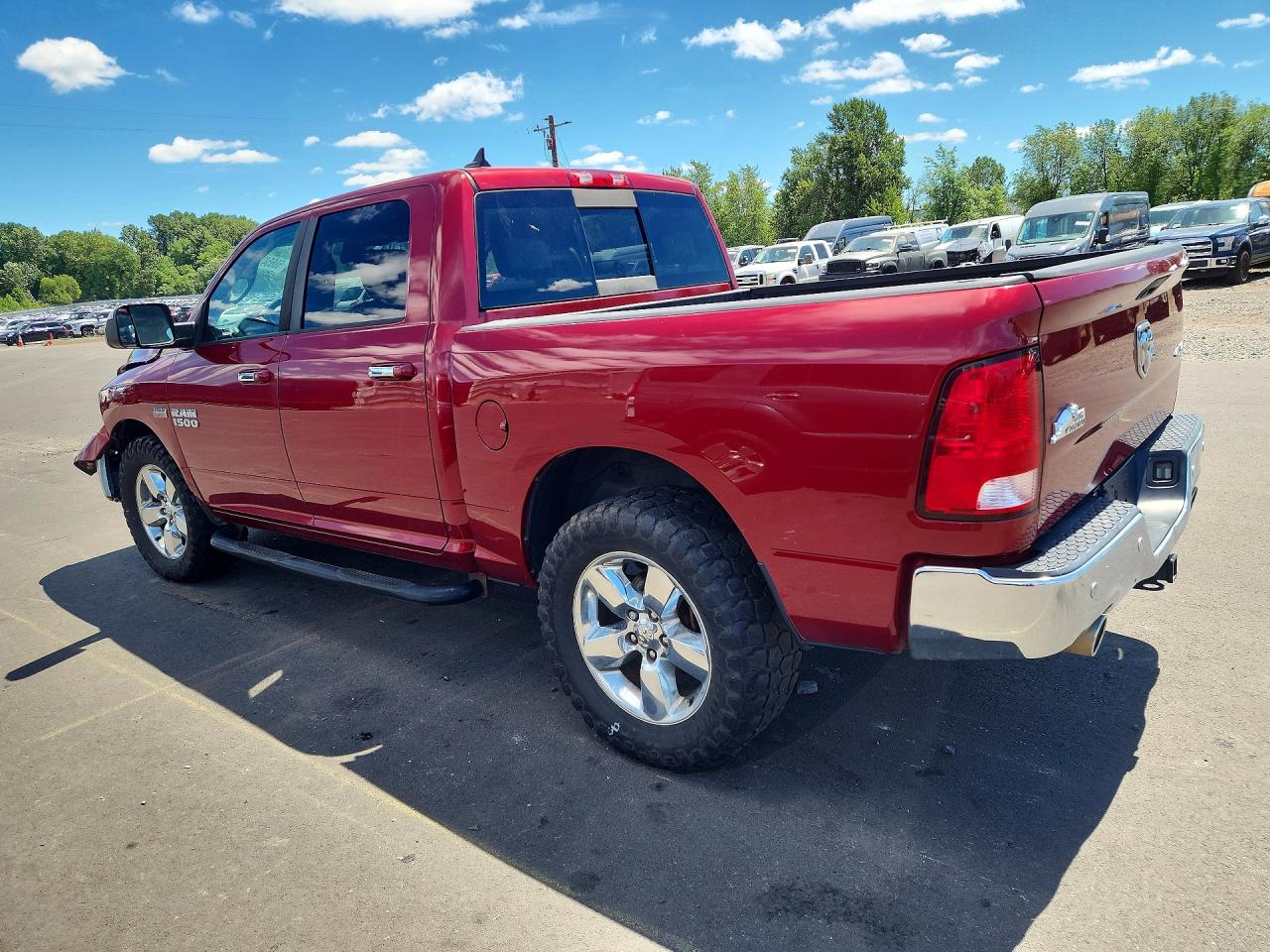 2015 Ram 1500 Slt Maroon vin: 1C6RR7LT2FS528218
