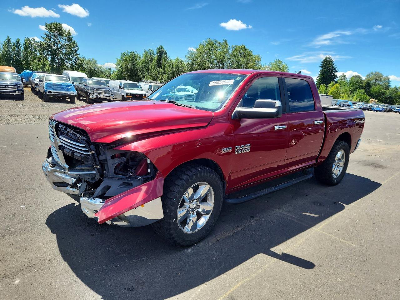 2015 Ram 1500 Slt Maroon vin: 1C6RR7LT2FS528218