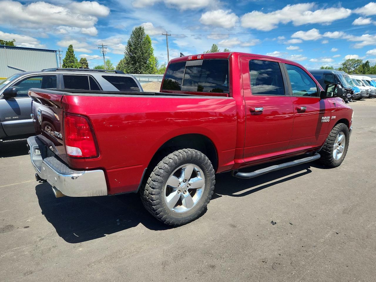 2015 Ram 1500 Slt Maroon vin: 1C6RR7LT2FS528218