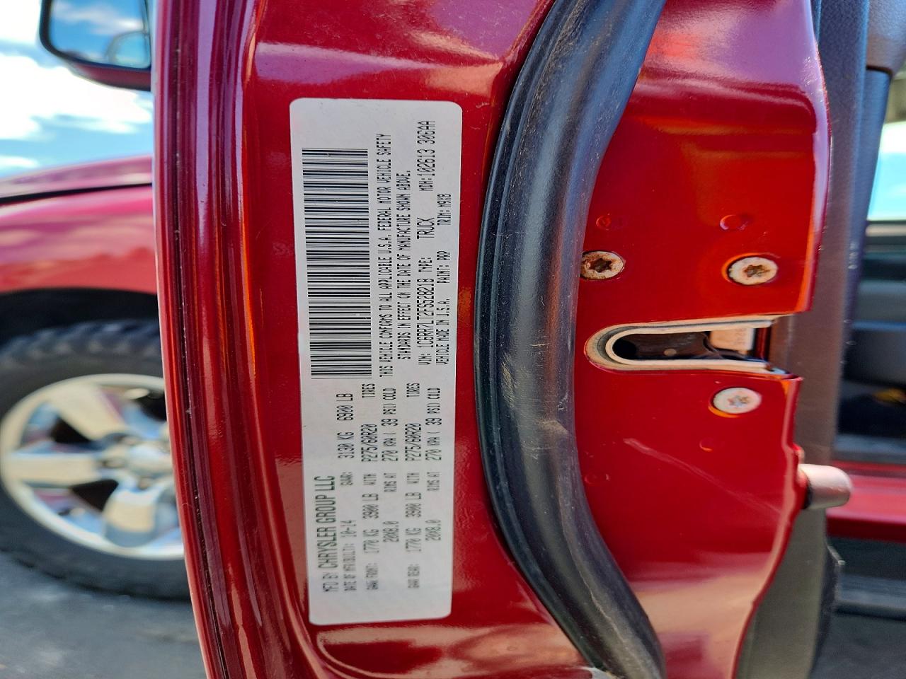 2015 Ram 1500 Slt Maroon vin: 1C6RR7LT2FS528218