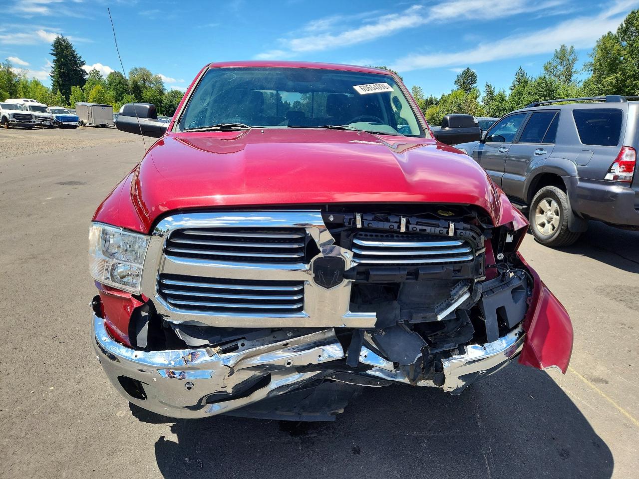 2015 Ram 1500 Slt Maroon vin: 1C6RR7LT2FS528218