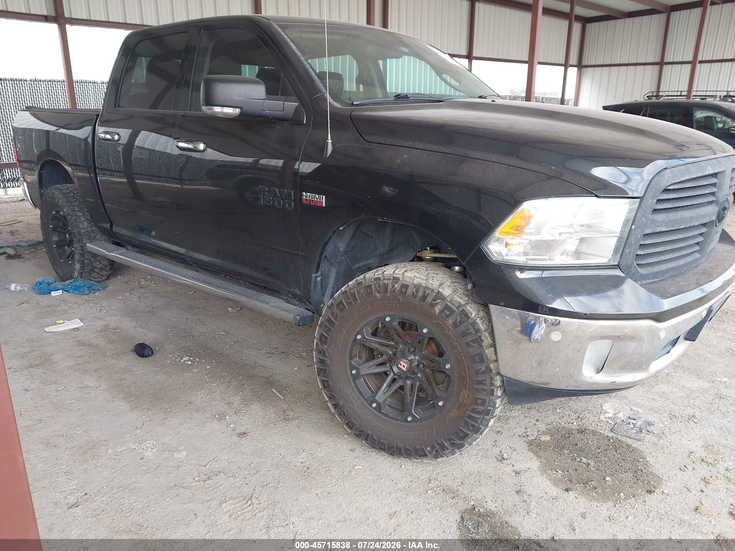 2015 Ram 1500 Lone Star Black vin: 1C6RR7LT2FS694545