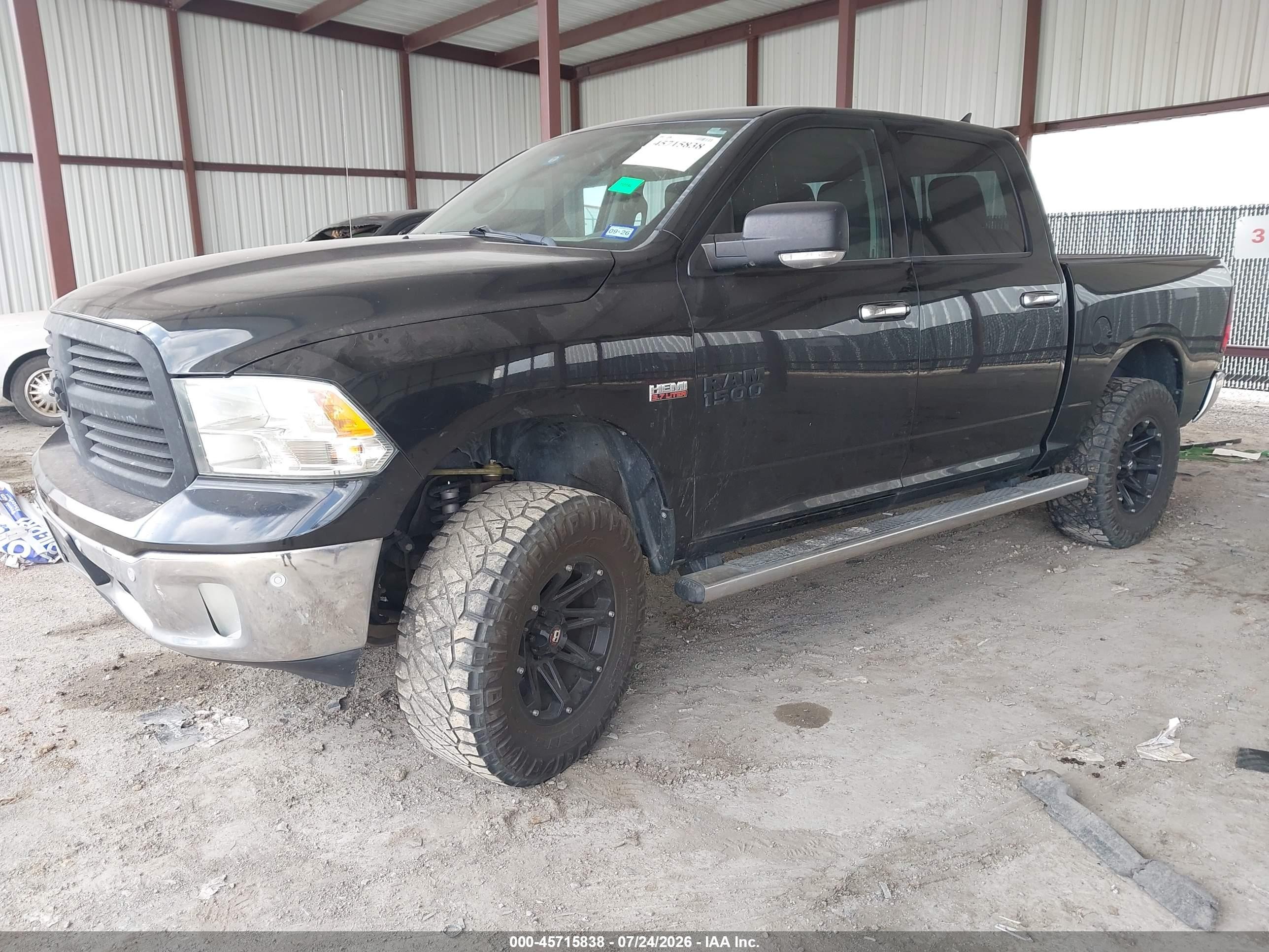 2015 Ram 1500 Lone Star Black vin: 1C6RR7LT2FS694545