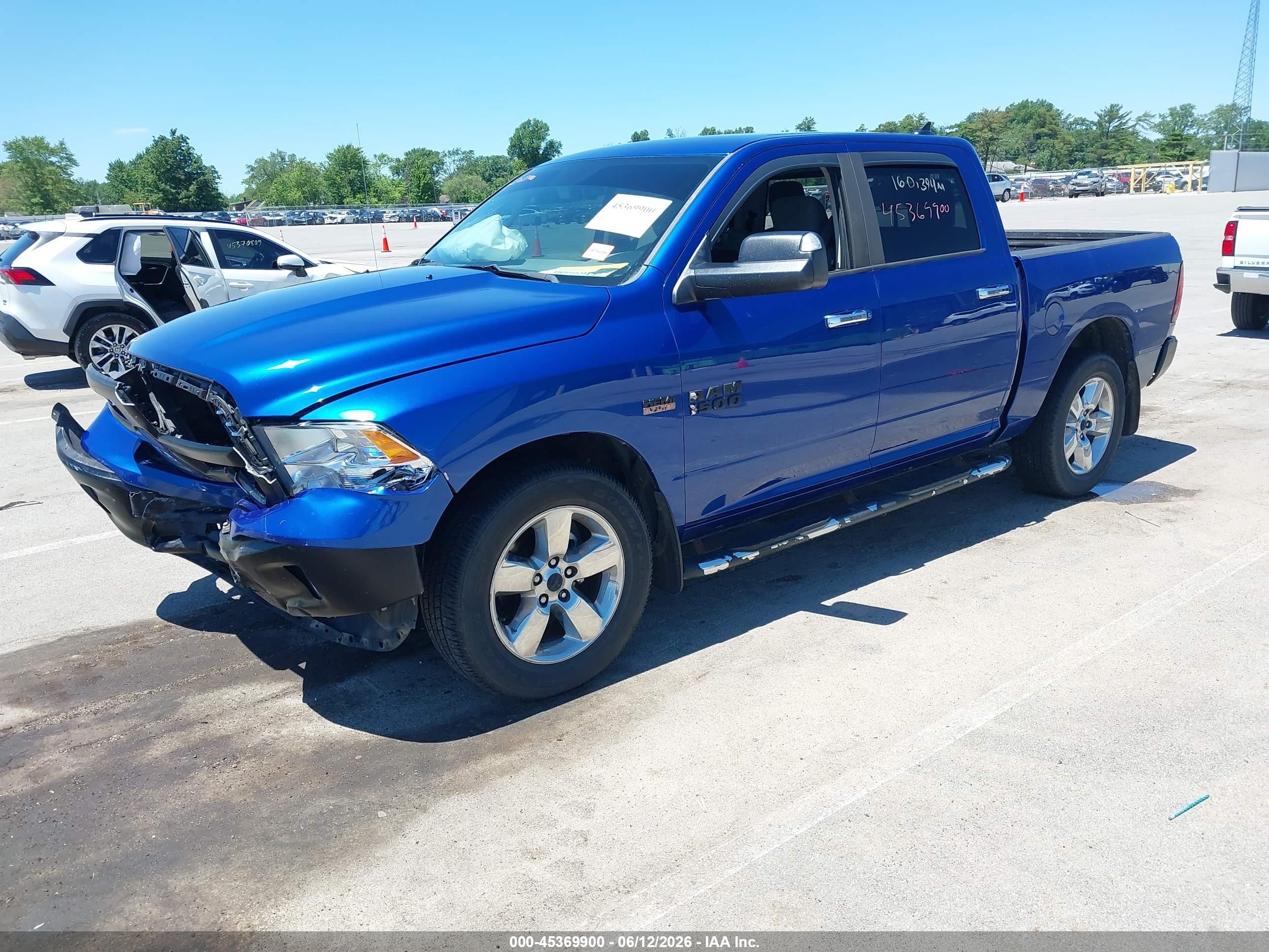 2015 Ram 1500 Big Horn Blue vin: 1C6RR7LT2FS758678