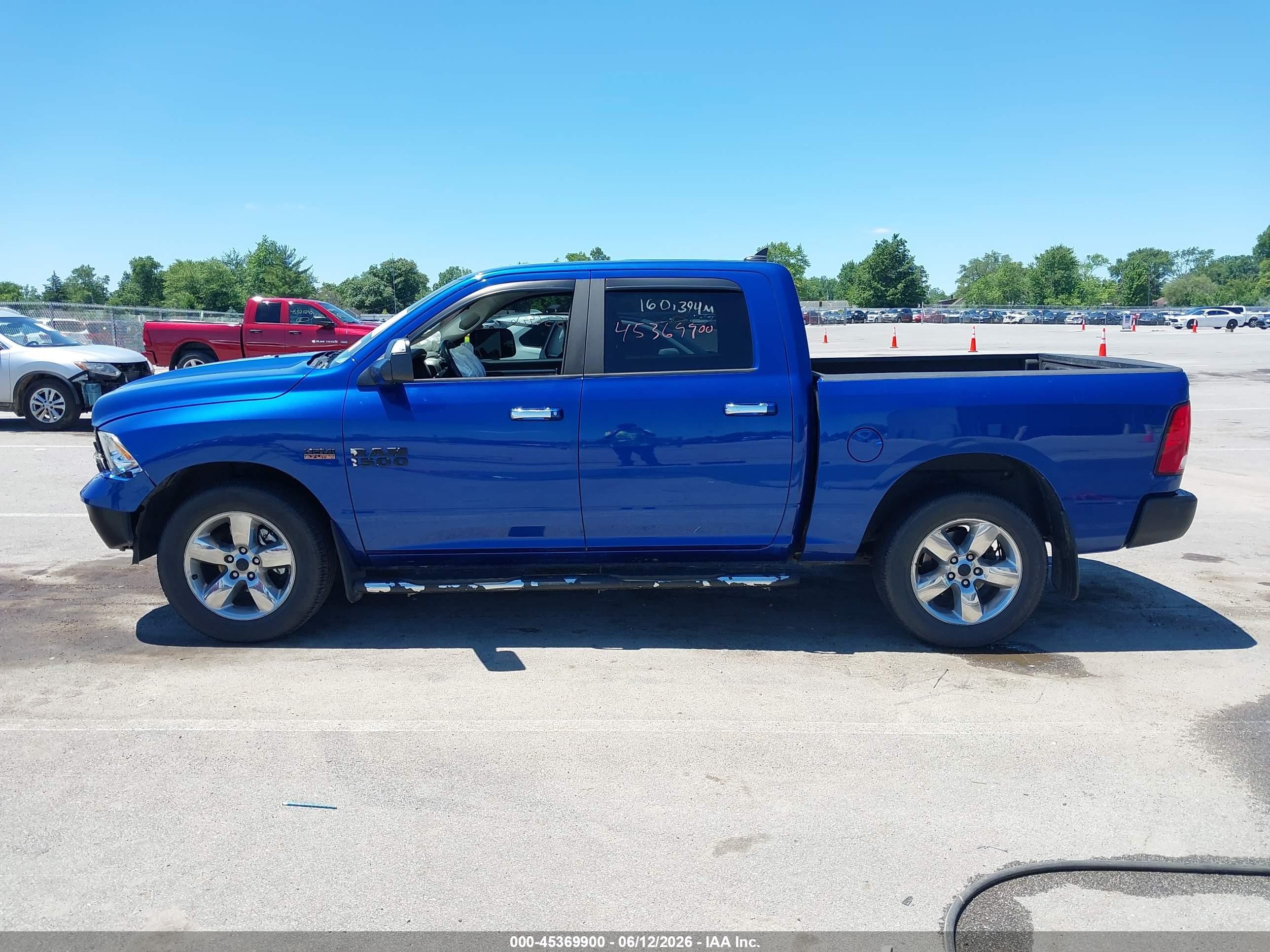 2015 Ram 1500 Big Horn Blue vin: 1C6RR7LT2FS758678