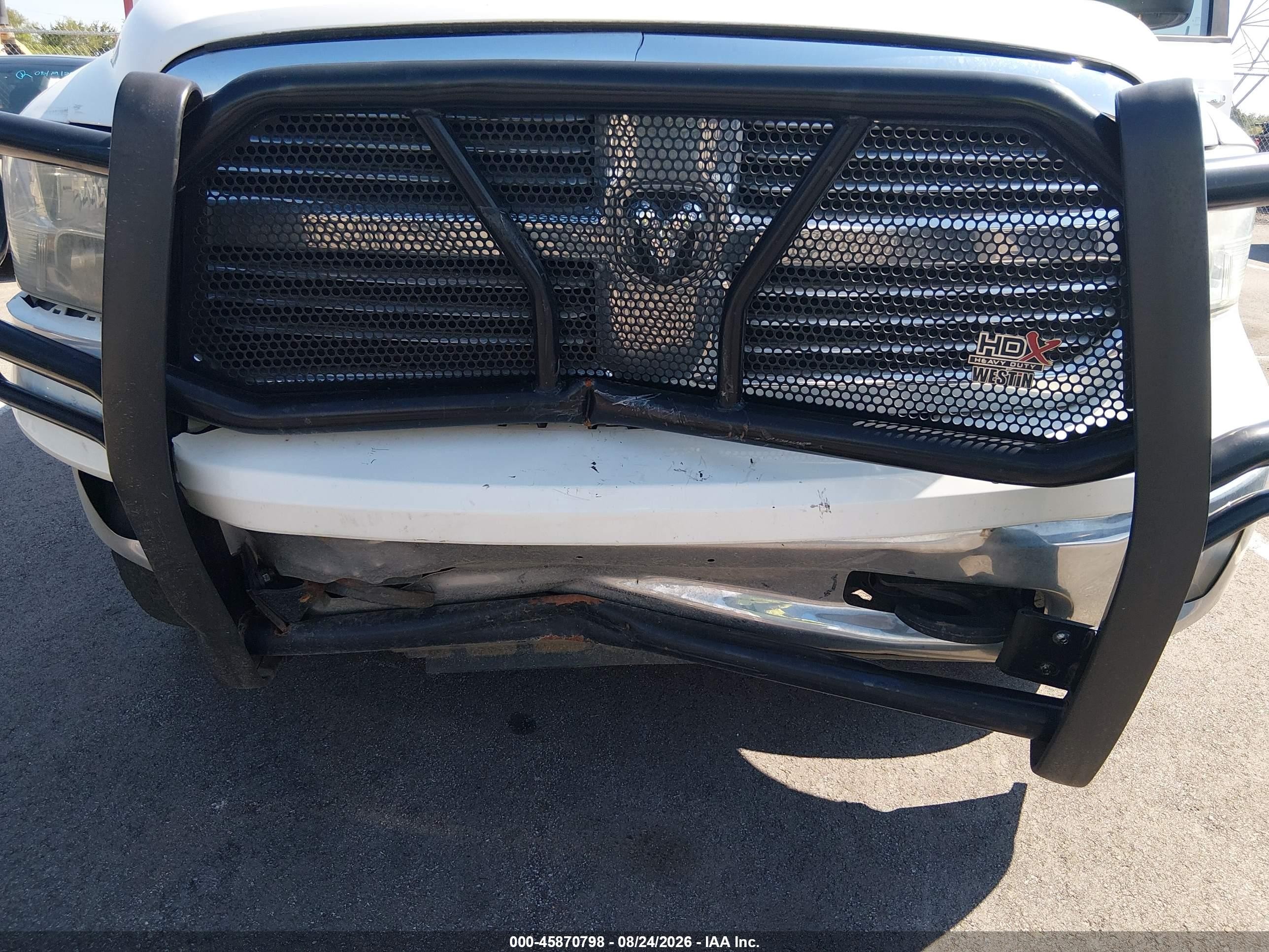 2013 Ram 1500 Big Horn White vin: 1C6RR7LT3DS528063