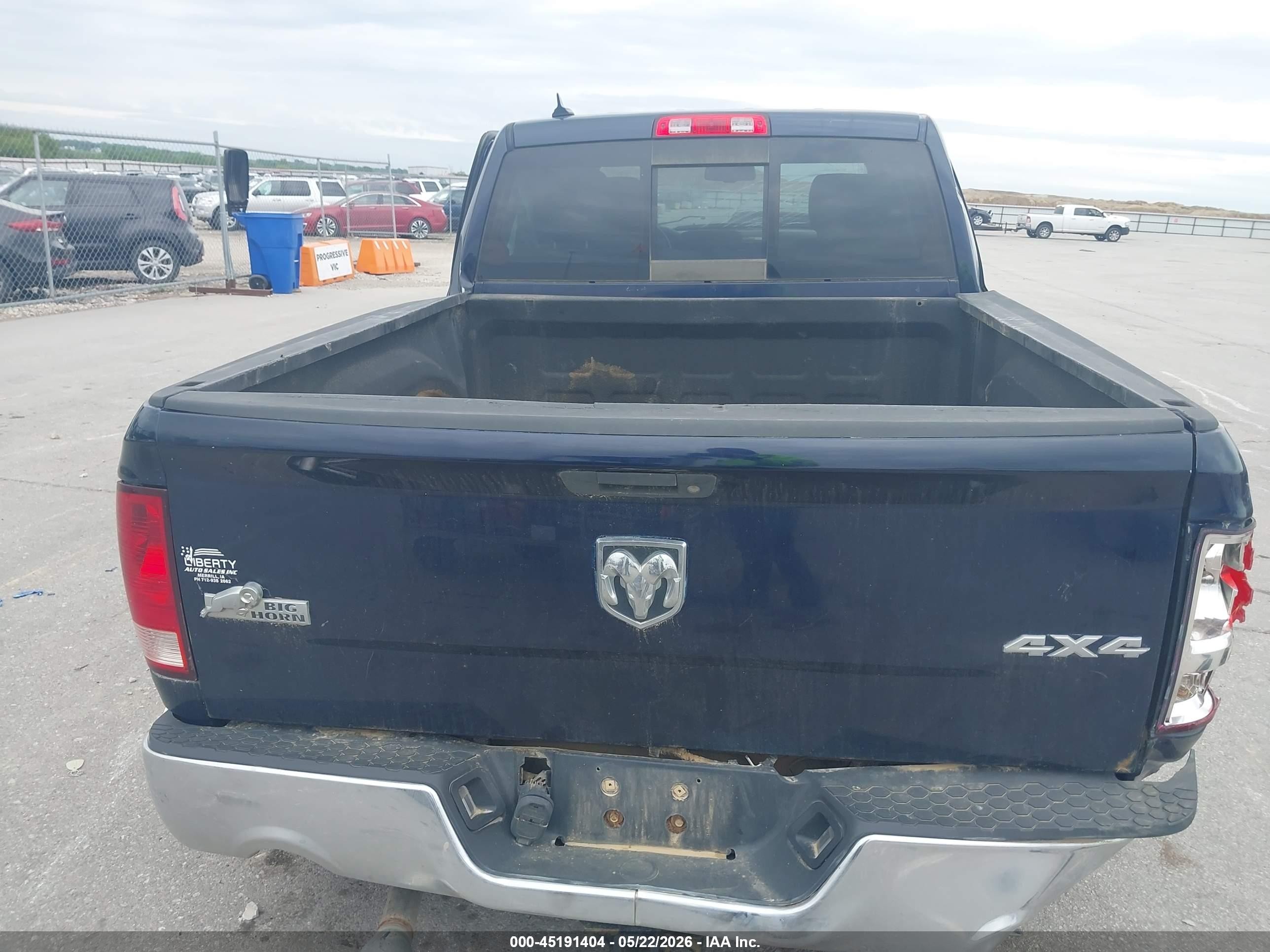 2013 Ram 1500 Big Horn Blue vin: 1C6RR7LT3DS551732