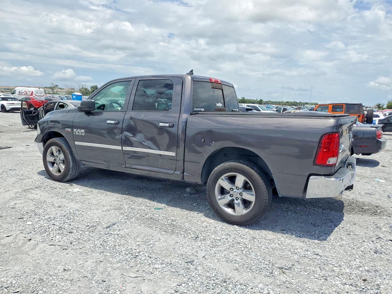 2014 Ram 1500 Slt Gray vin: 1C6RR7LT3ES319567