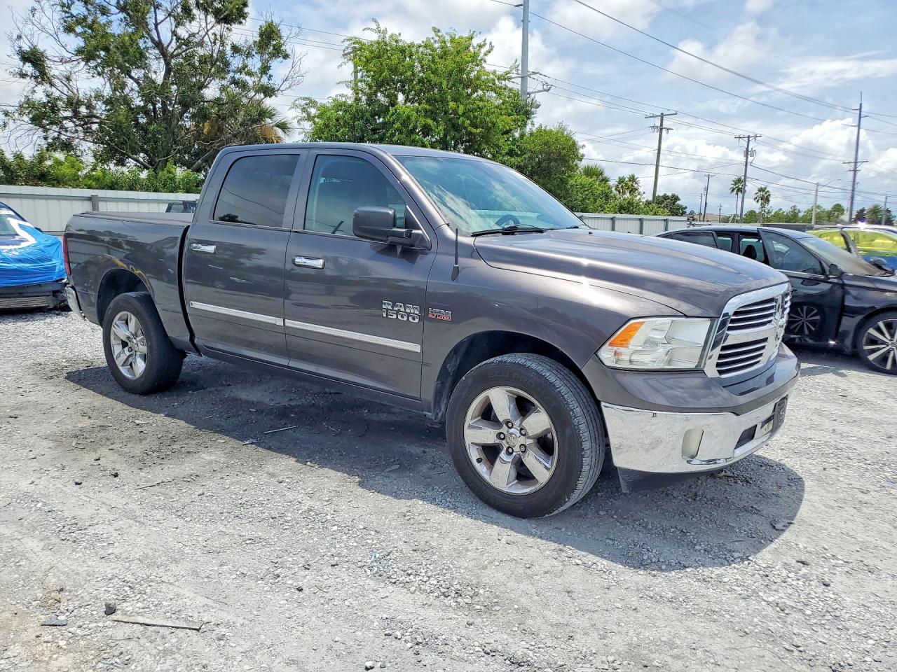 2014 Ram 1500 Slt Gray vin: 1C6RR7LT3ES319567