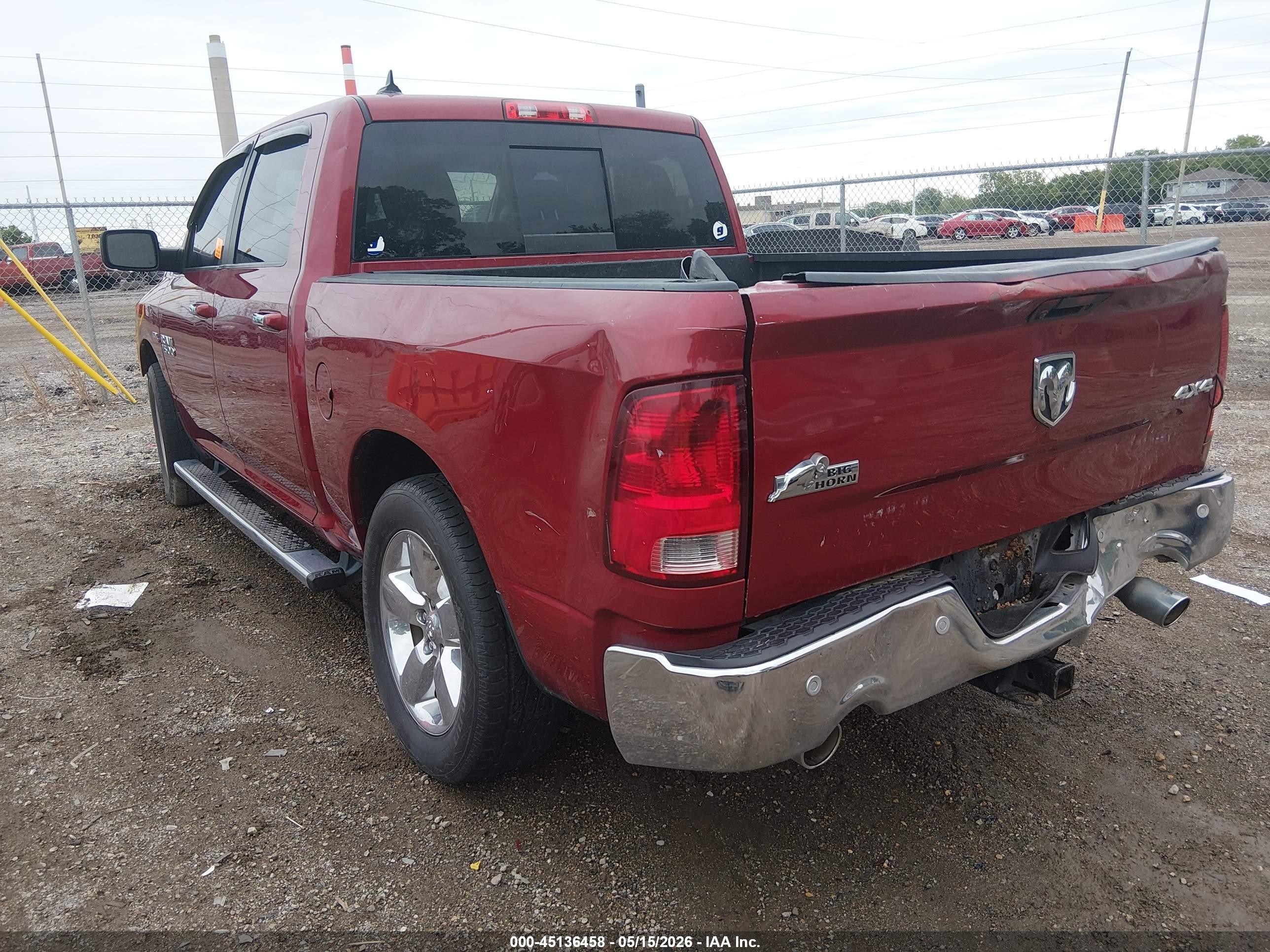 2014 Ram 1500 Slt Красный vin: 1C6RR7LT3ES342749