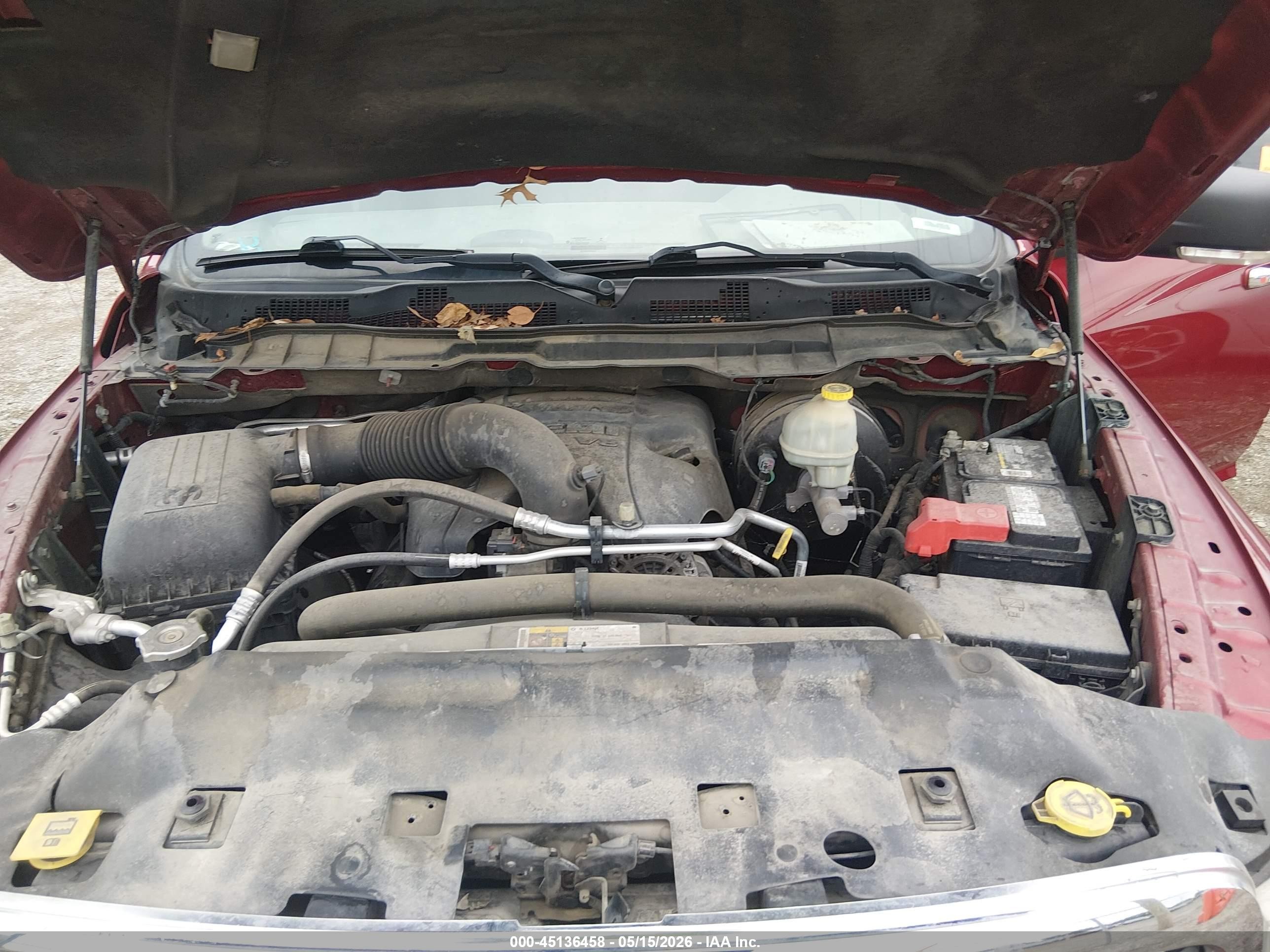 2014 Ram 1500 Slt Красный vin: 1C6RR7LT3ES342749