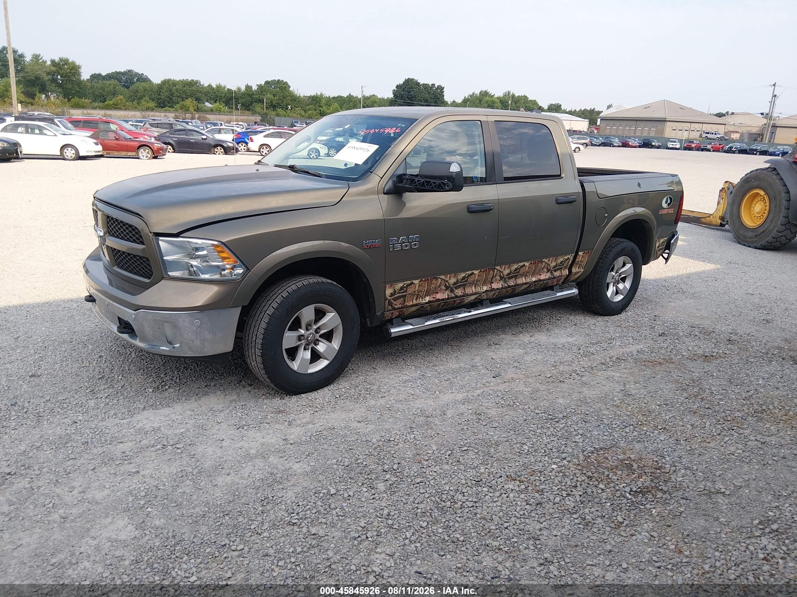 2015 Ram 1500 Outdoorsman Gray vin: 1C6RR7LT3FS575239