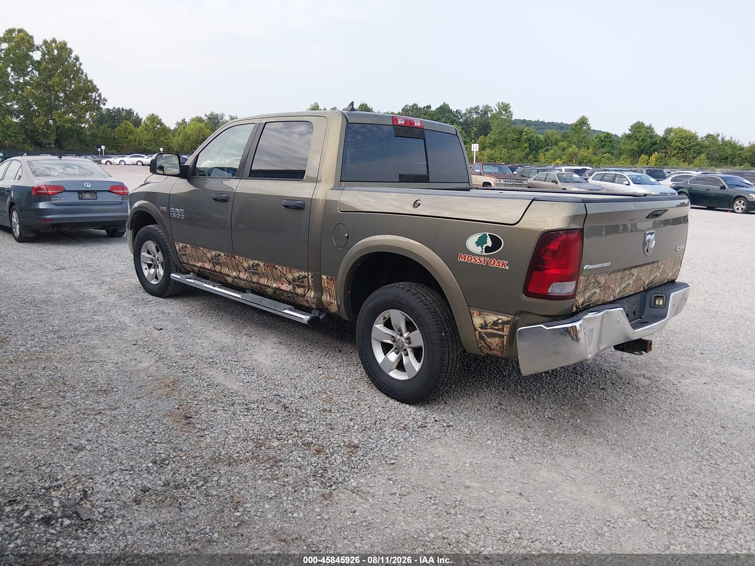 2015 Ram 1500 Outdoorsman Gray vin: 1C6RR7LT3FS575239