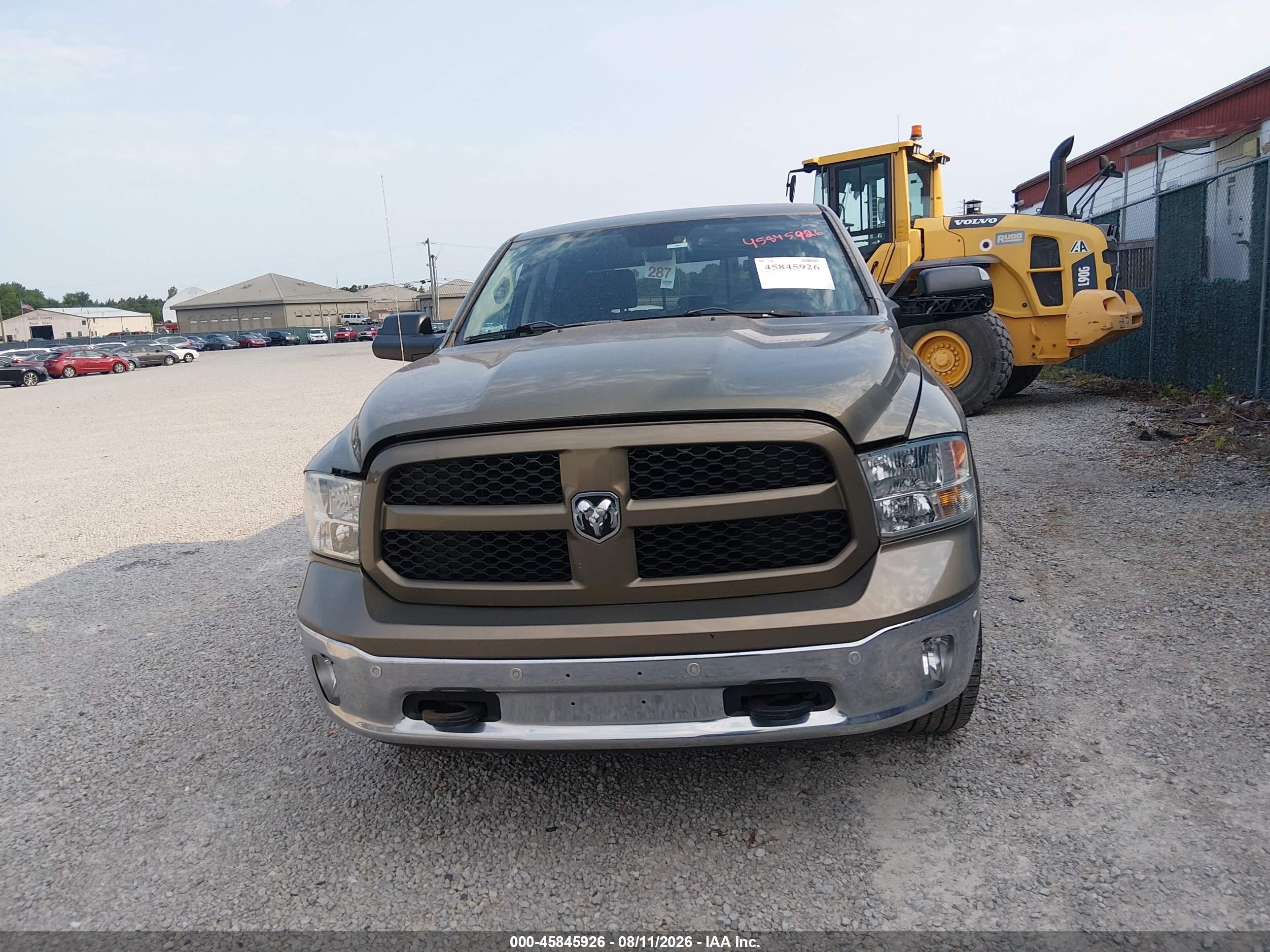 2015 Ram 1500 Outdoorsman Gray vin: 1C6RR7LT3FS575239