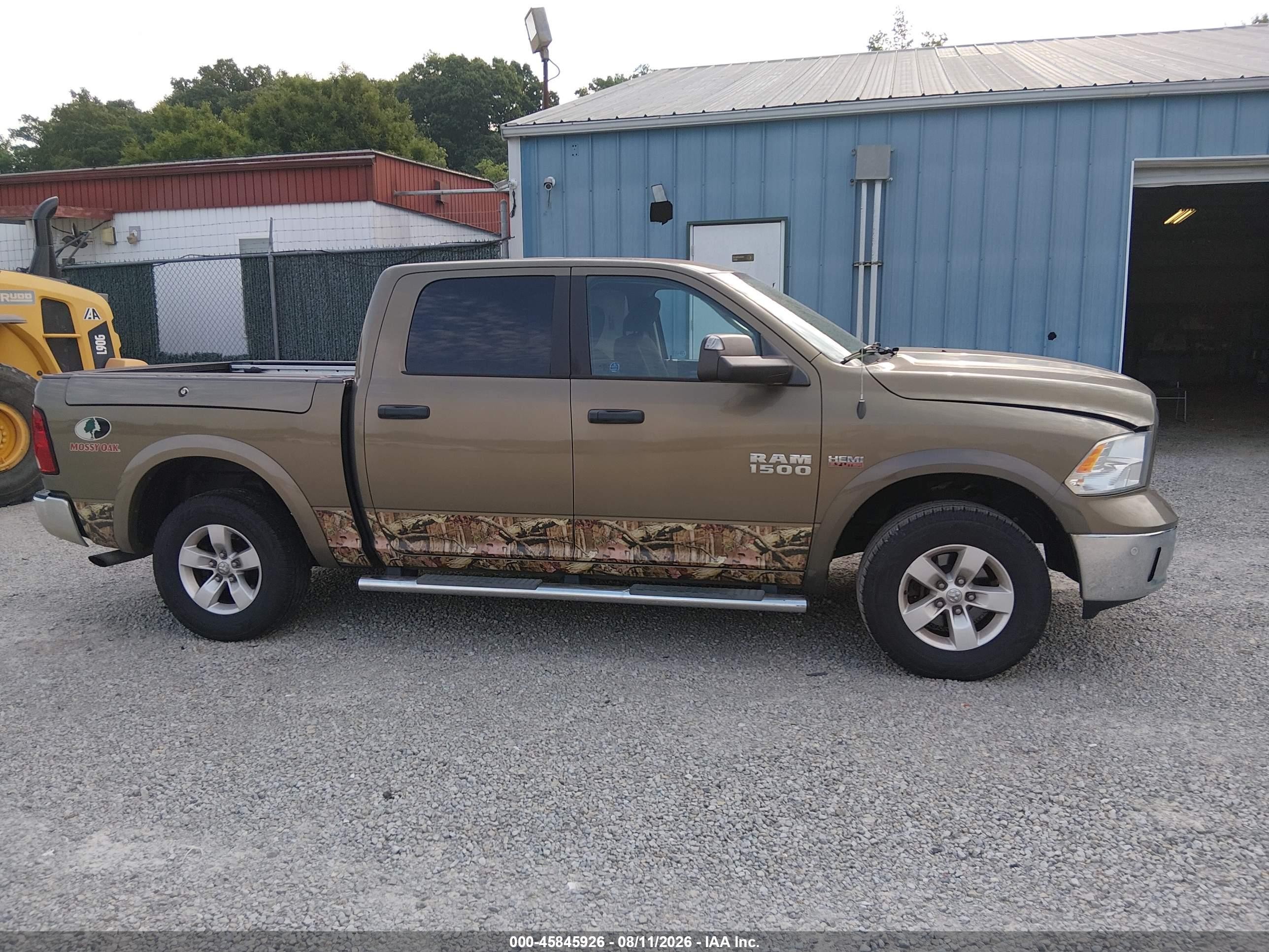 2015 Ram 1500 Outdoorsman Gray vin: 1C6RR7LT3FS575239