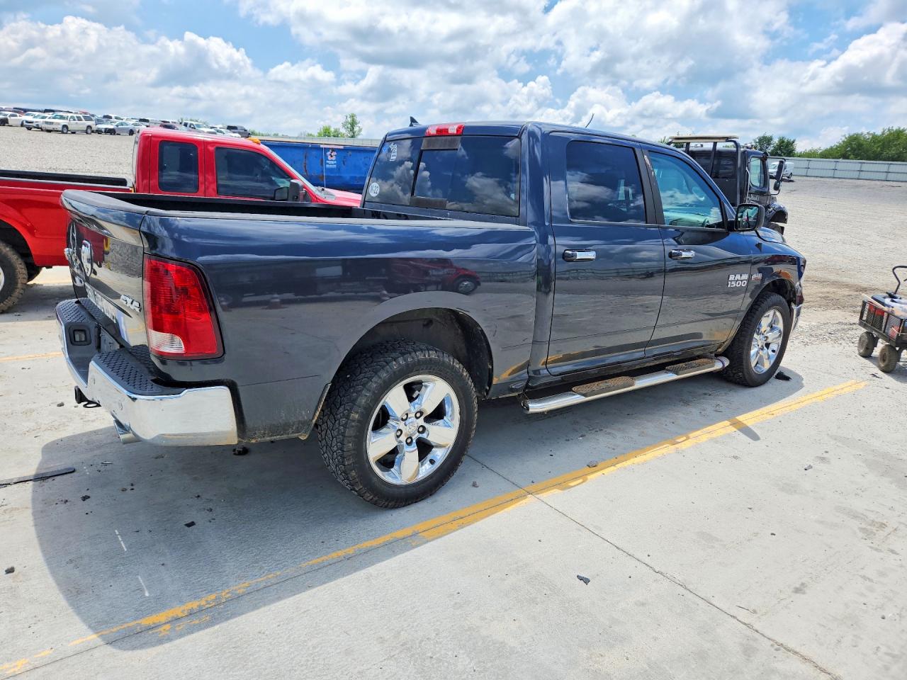 2015 Ram 1500 Slt Черный vin: 1C6RR7LT3FS585947