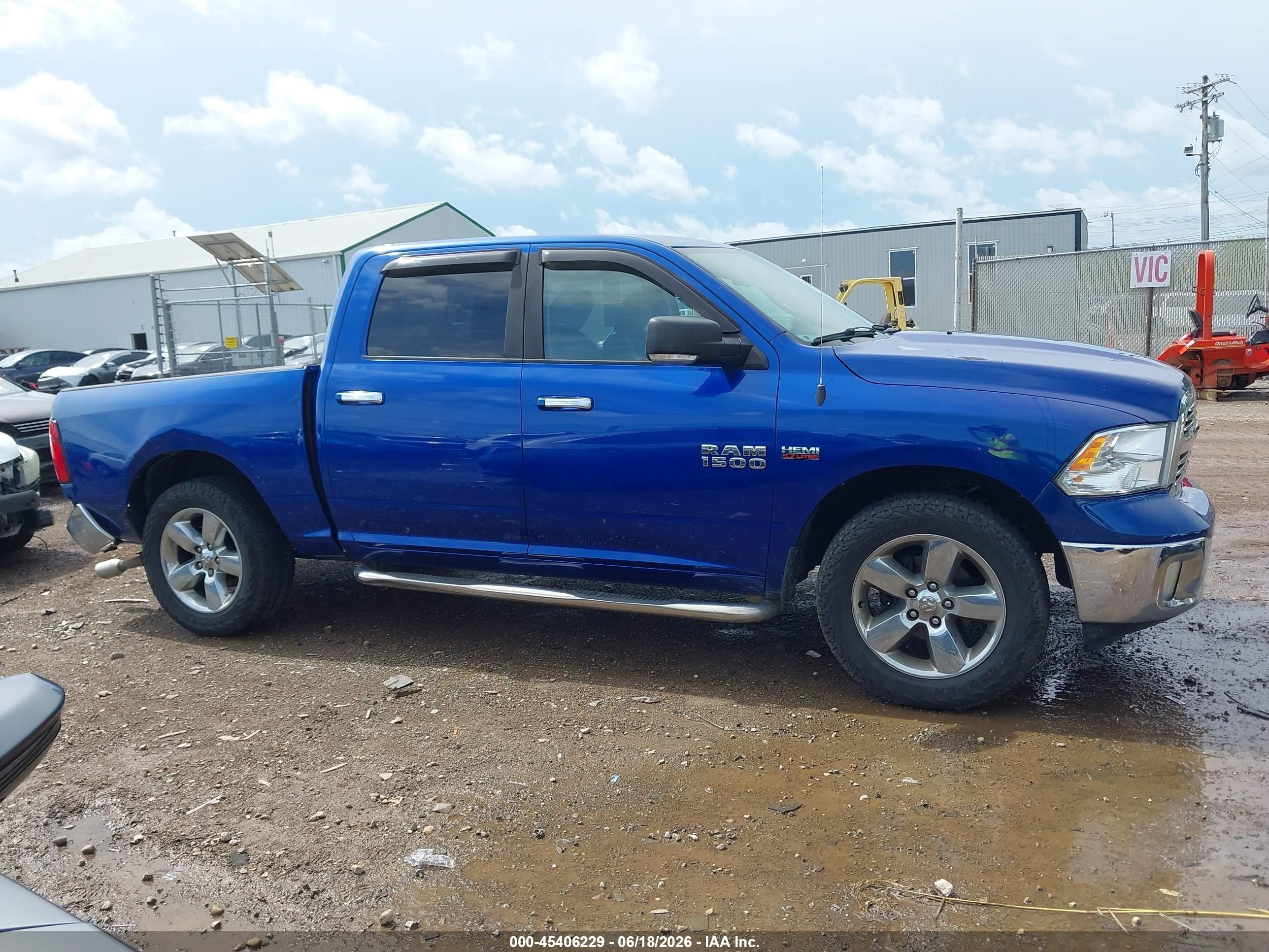 2015 Ram 1500 Big Horn Синий vin: 1C6RR7LT3FS745325