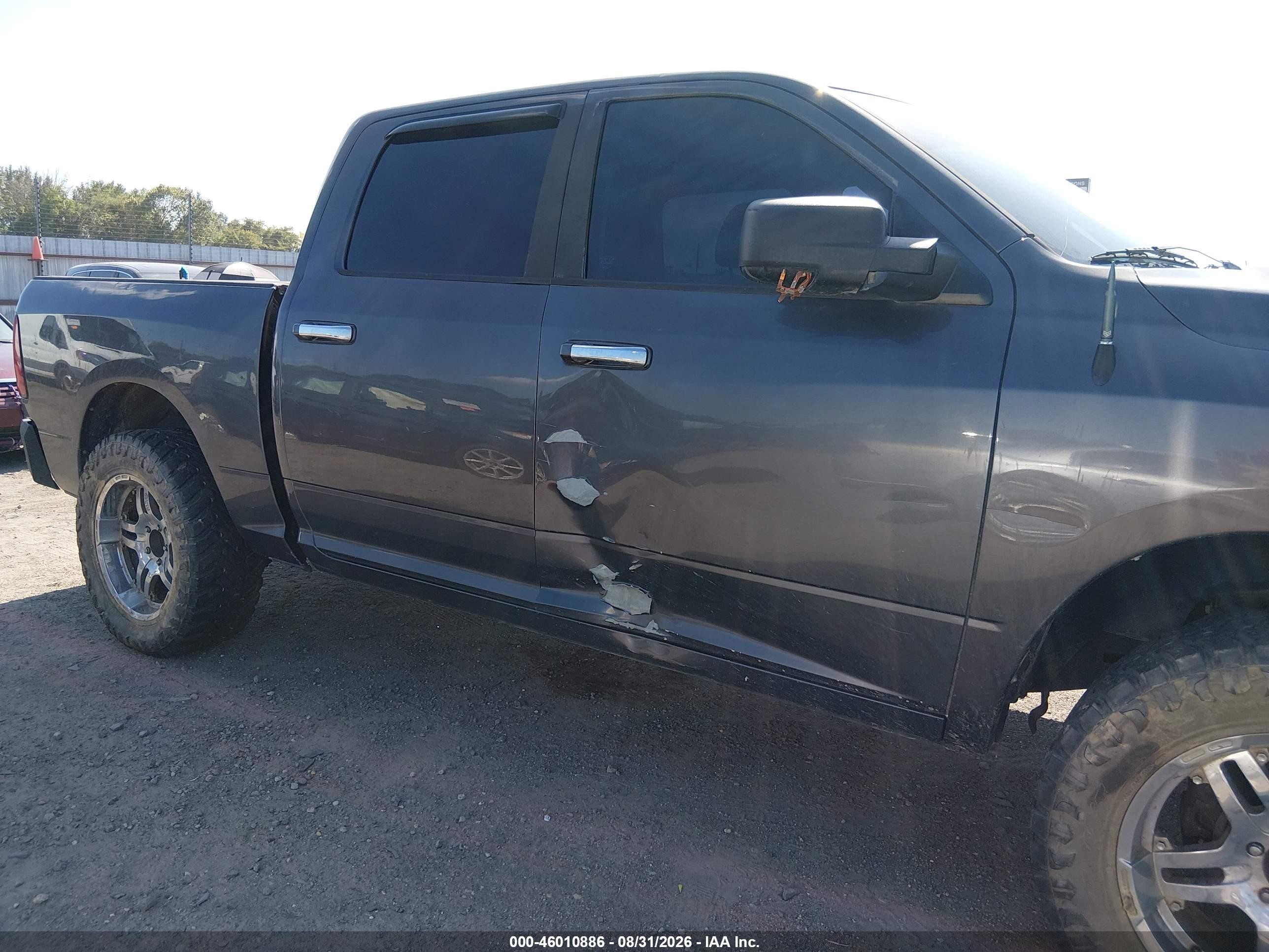 2015 Ram 1500 Big Horn Black vin: 1C6RR7LT3FS759869